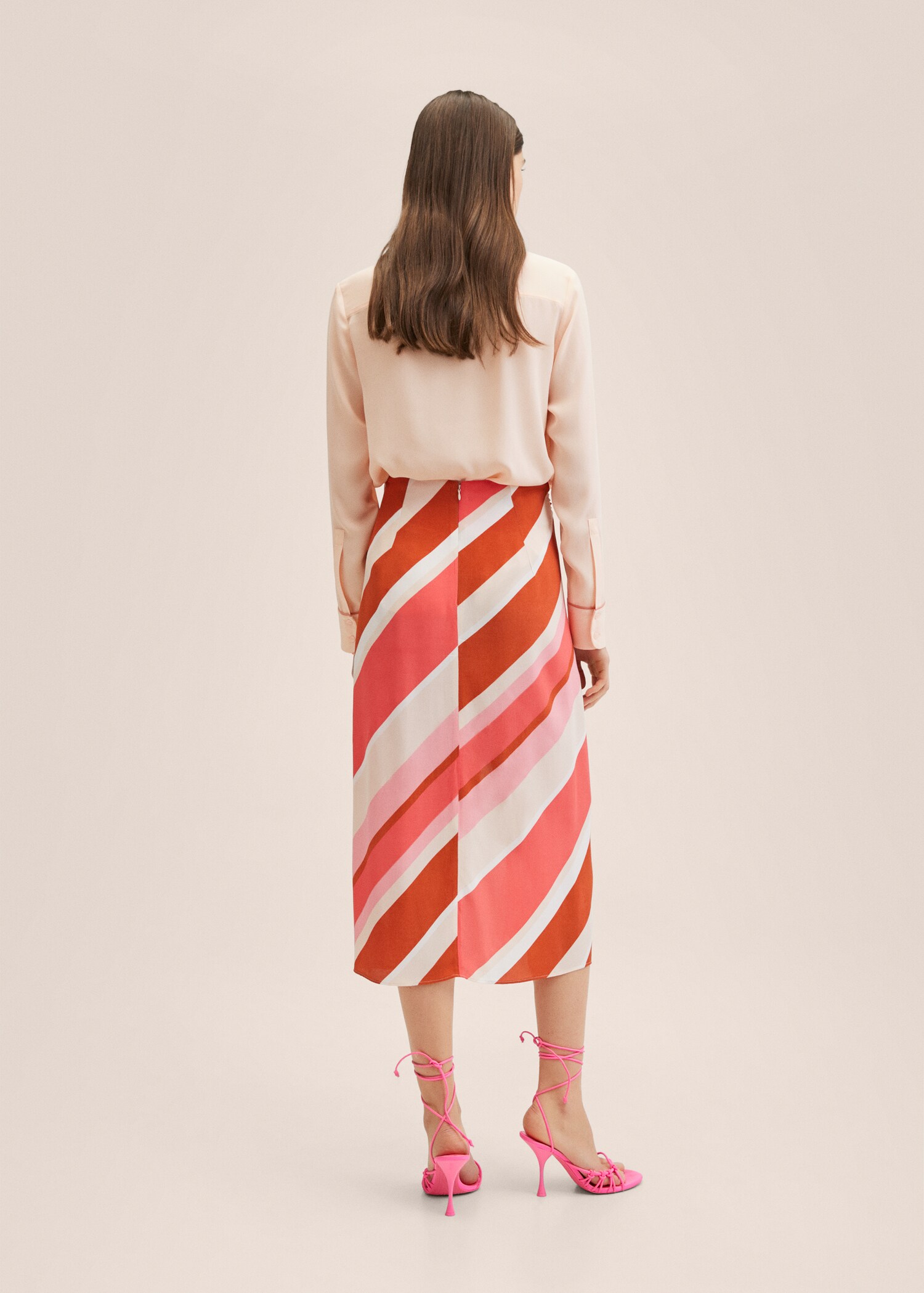 Contrast trim shirt - Reverse of the article
