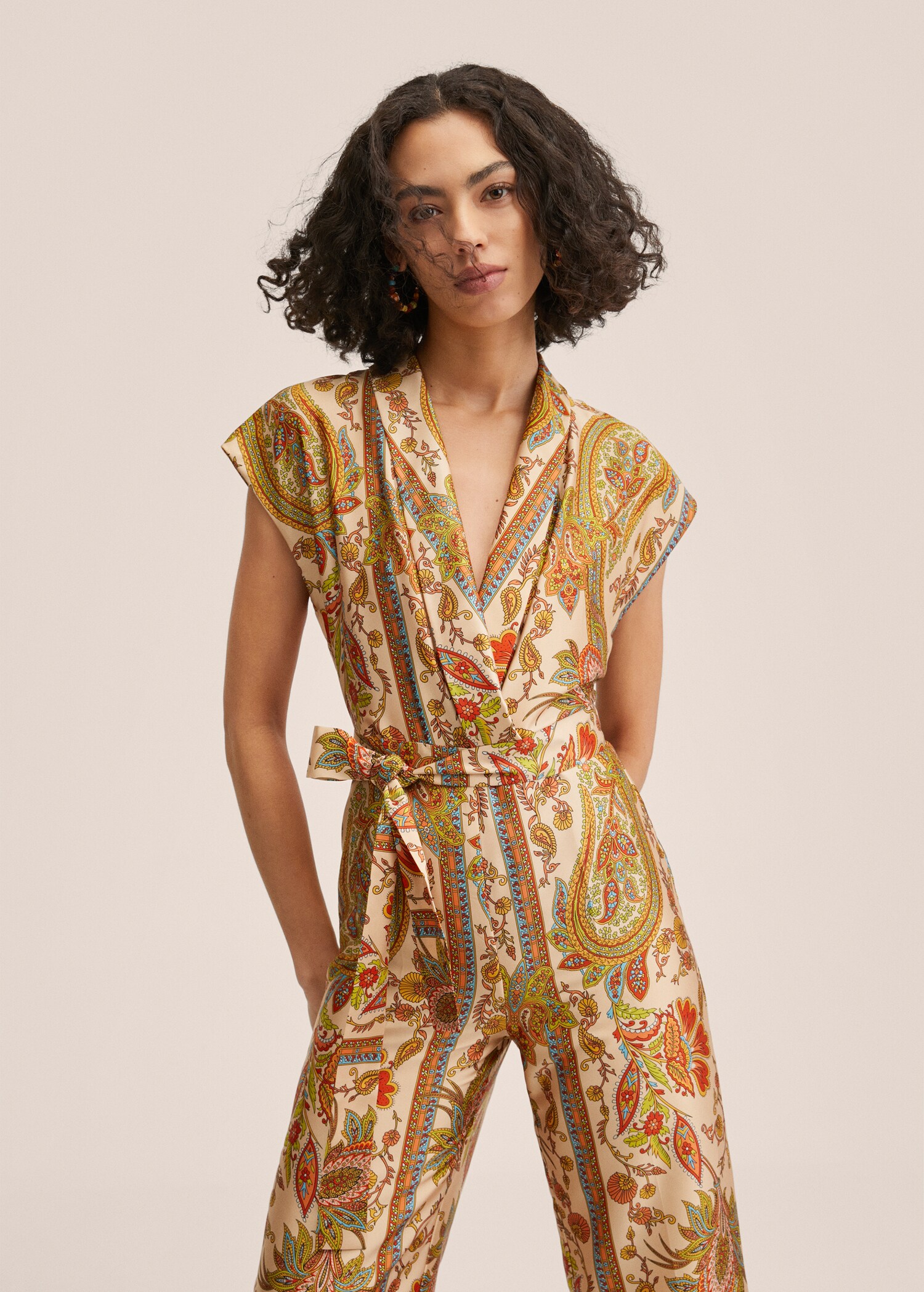 Jumpsuit mit Paisley-Muster - Mittlere Ansicht