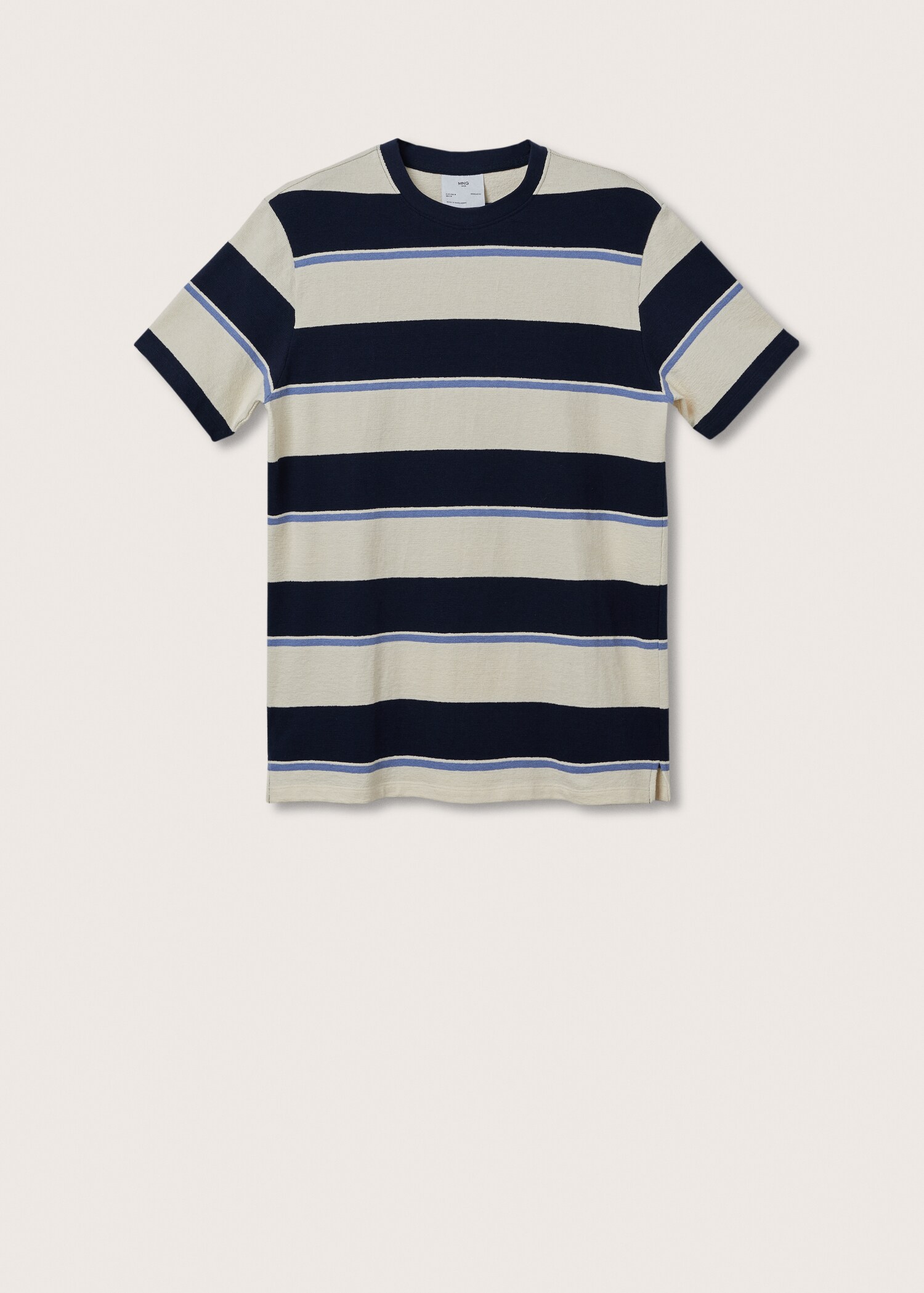 Striped cotton T-shirt - Article without model