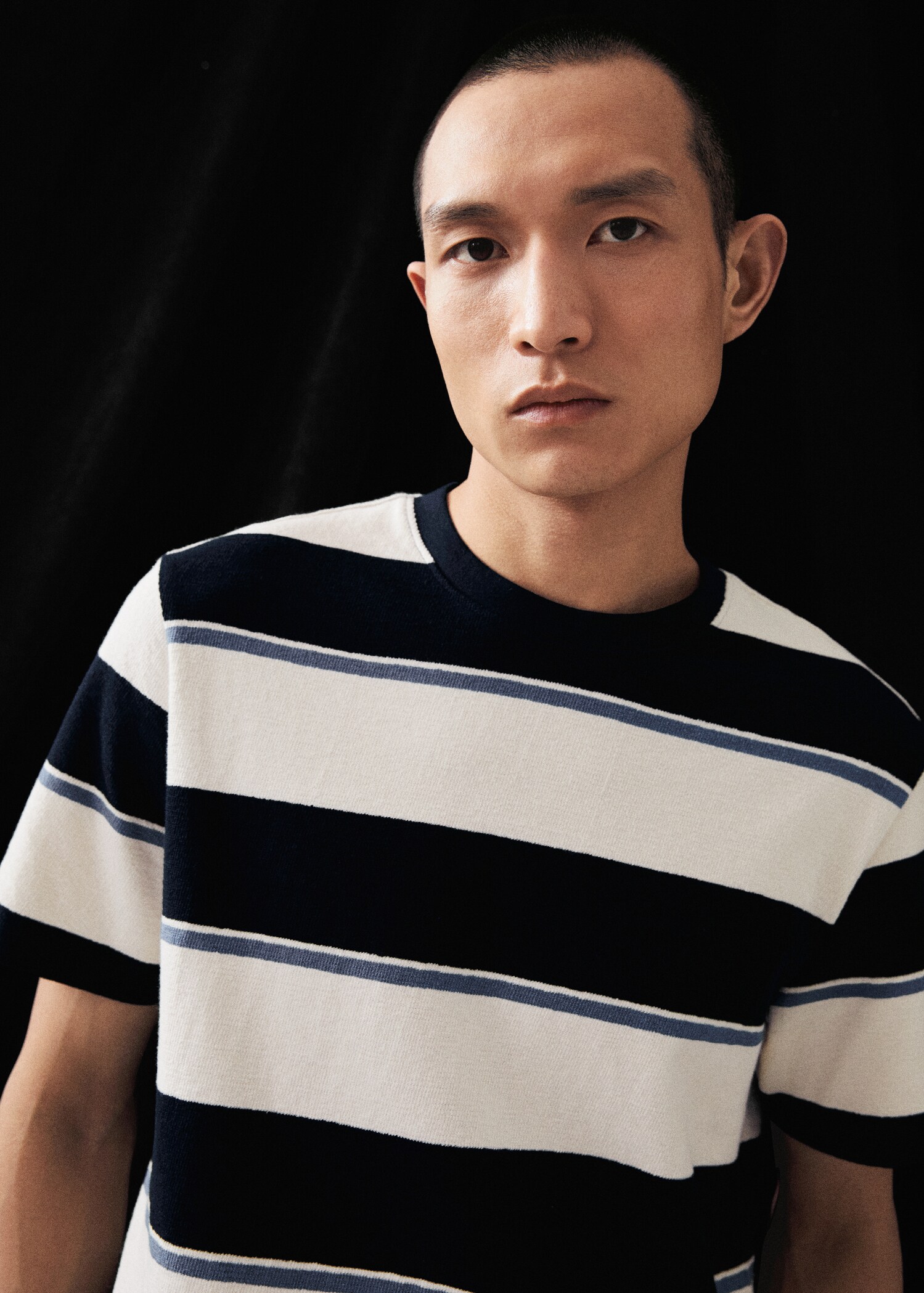 Striped cotton T-shirt - Details of the article 5