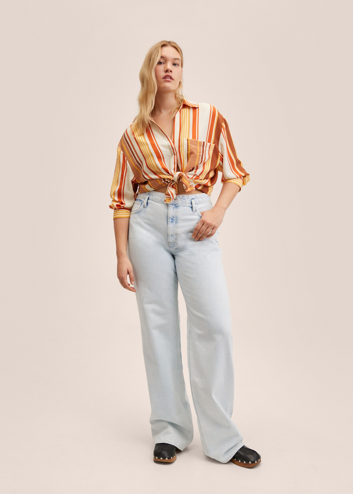 Multicolour striped shirt - Details of the article 3