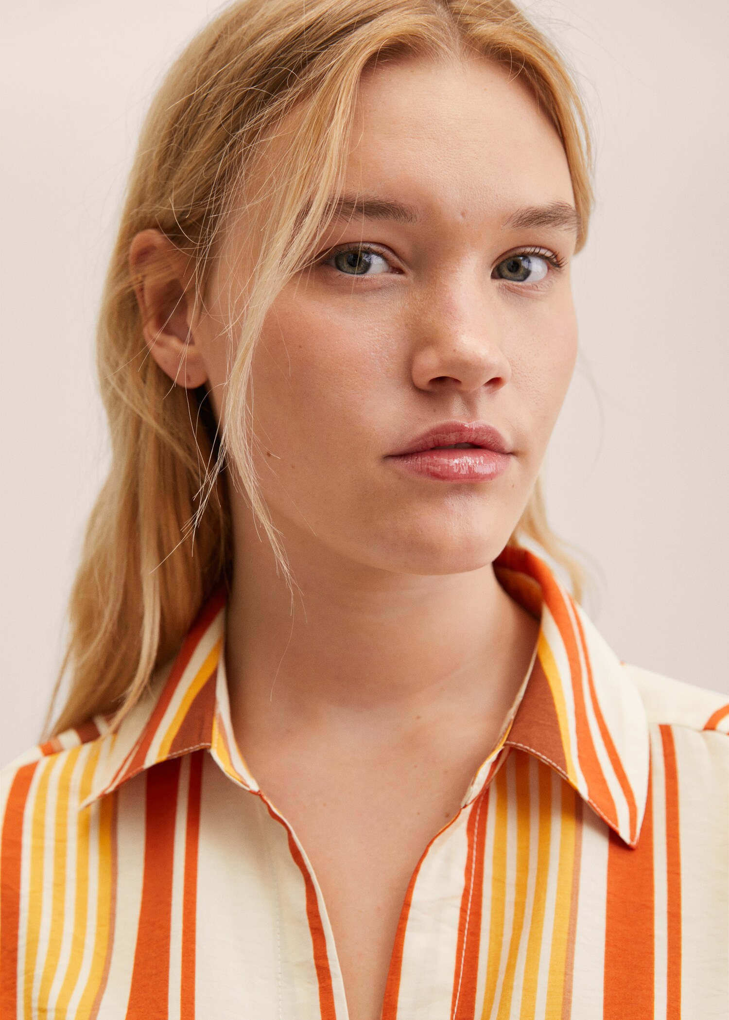 Multicolour striped shirt - Details of the article 5
