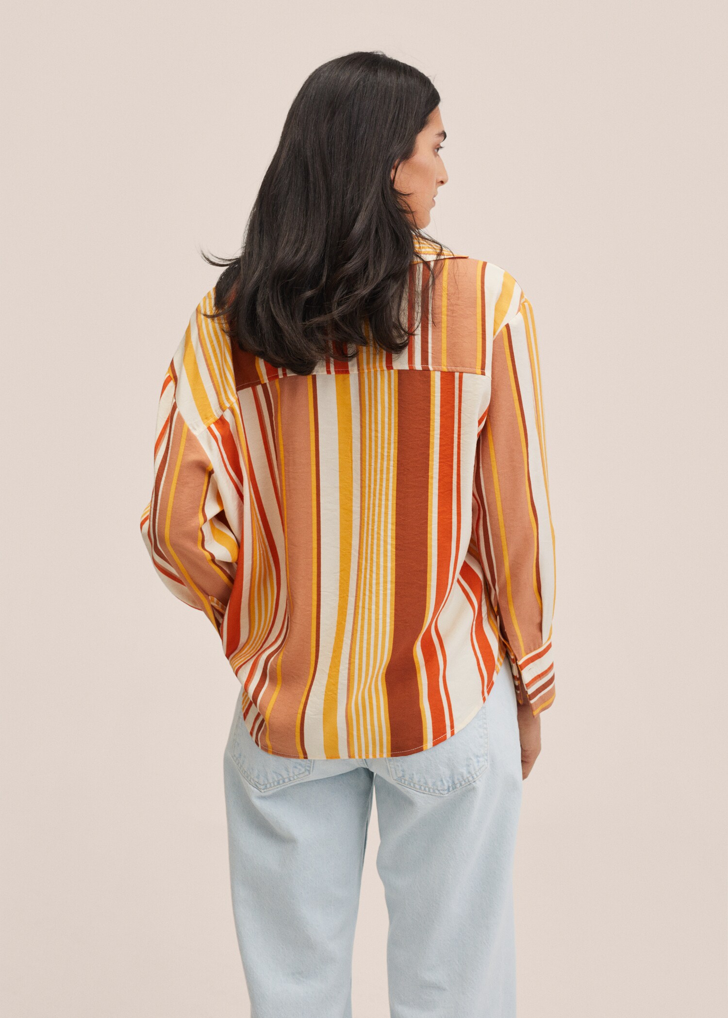 Multicolour striped shirt - Reverse of the article