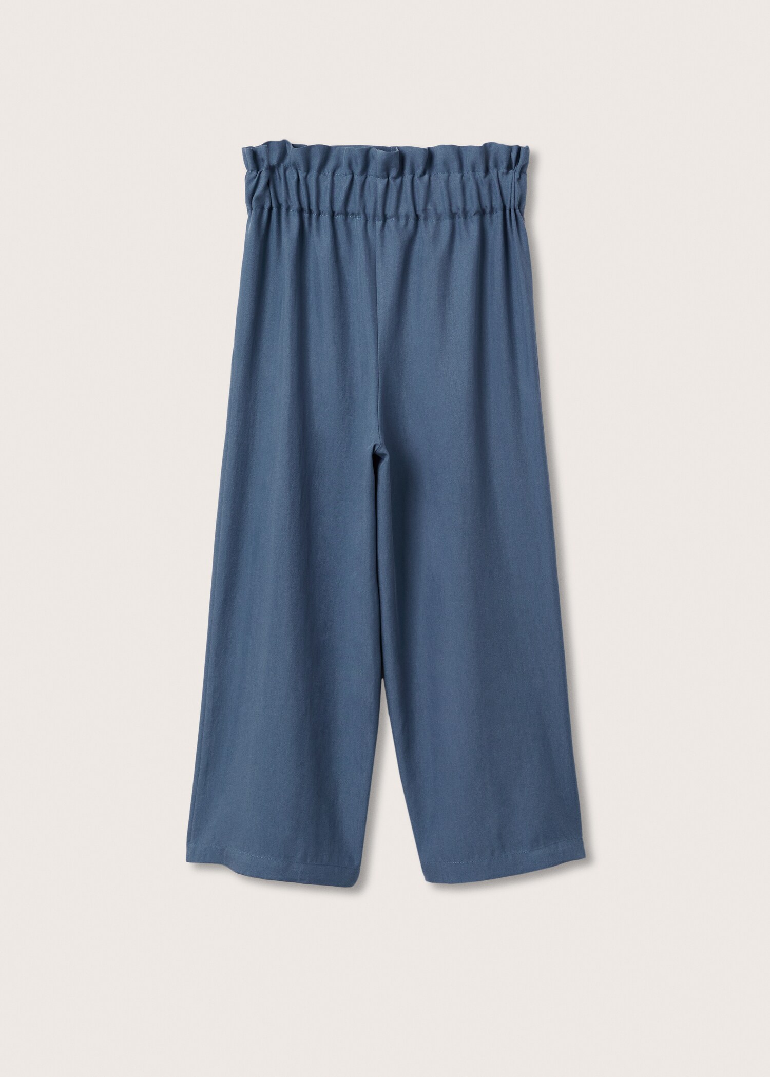 Straight lyocell trousers - Reverse of the article