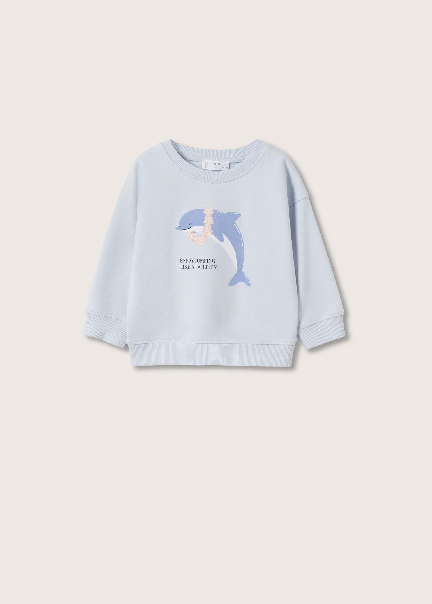 Sweatshirt med trykket motiv - Artikkel uten modell