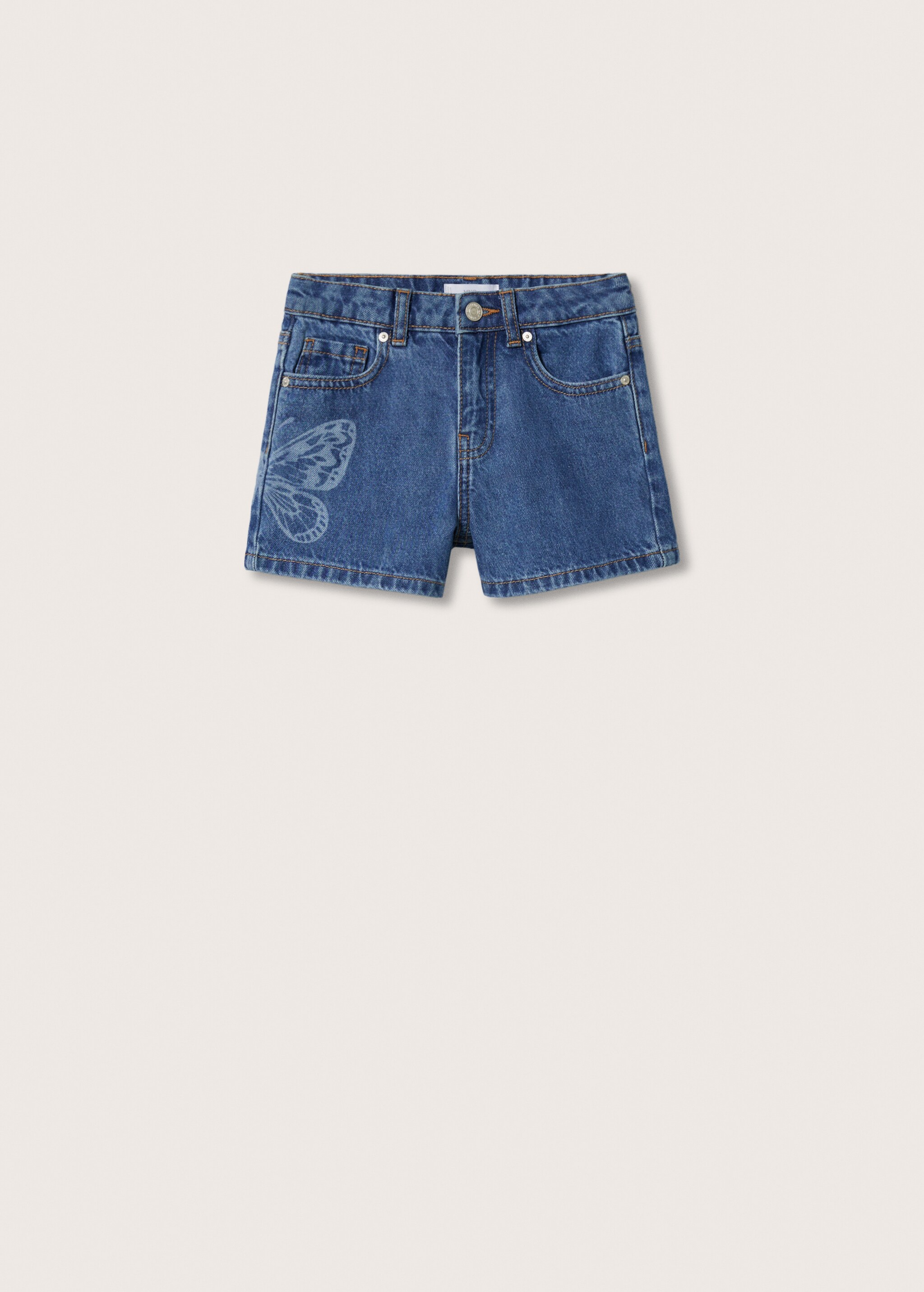 Butterfly denim shorts - Article without model
