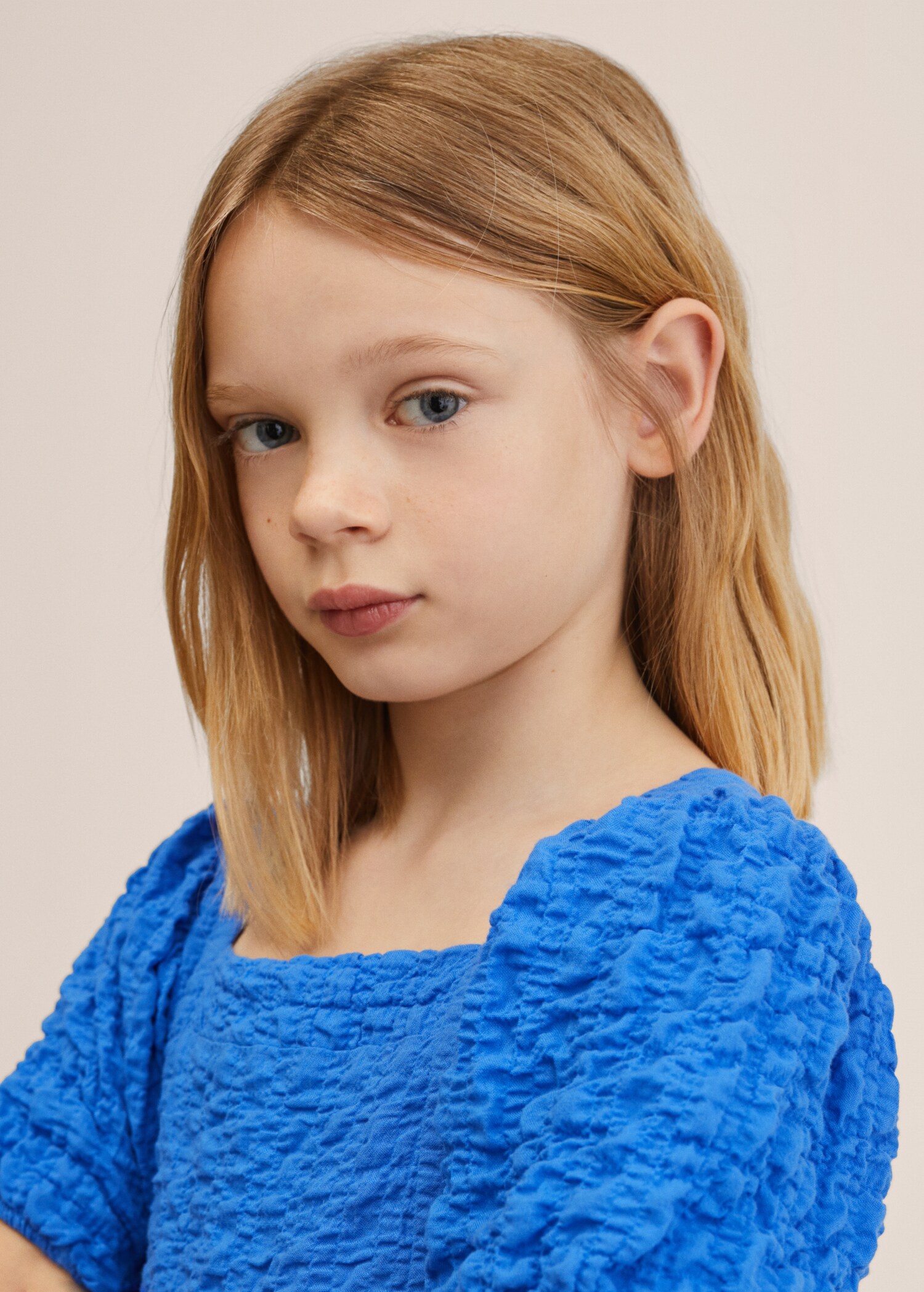 Textured cotton-blend dress - Details of the article 2