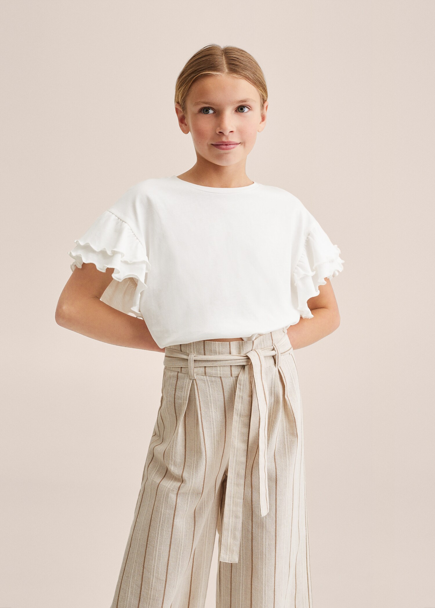 Culotte stripes trousers - Details of the article 2