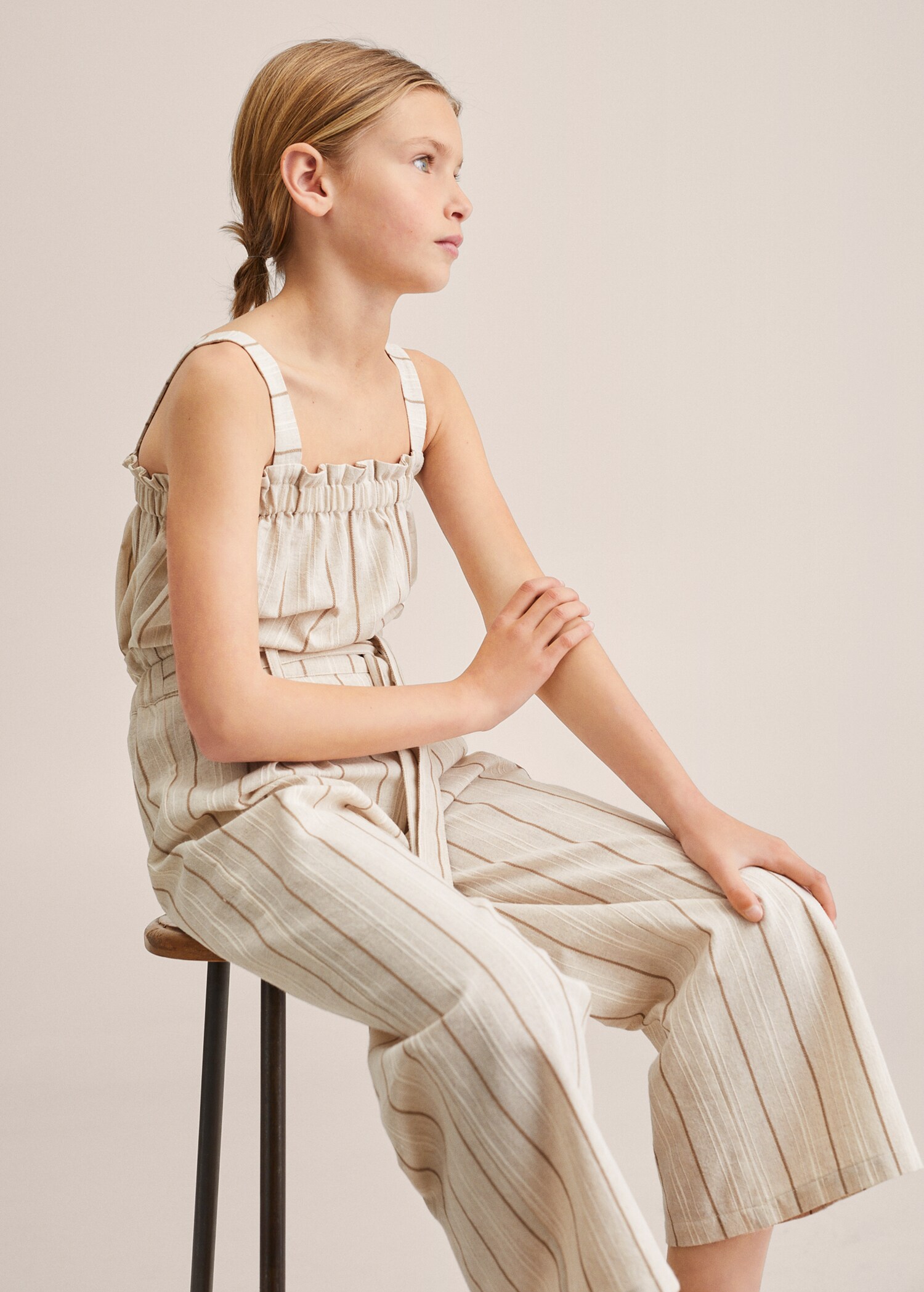 Culotte stripes trousers - Details of the article 3