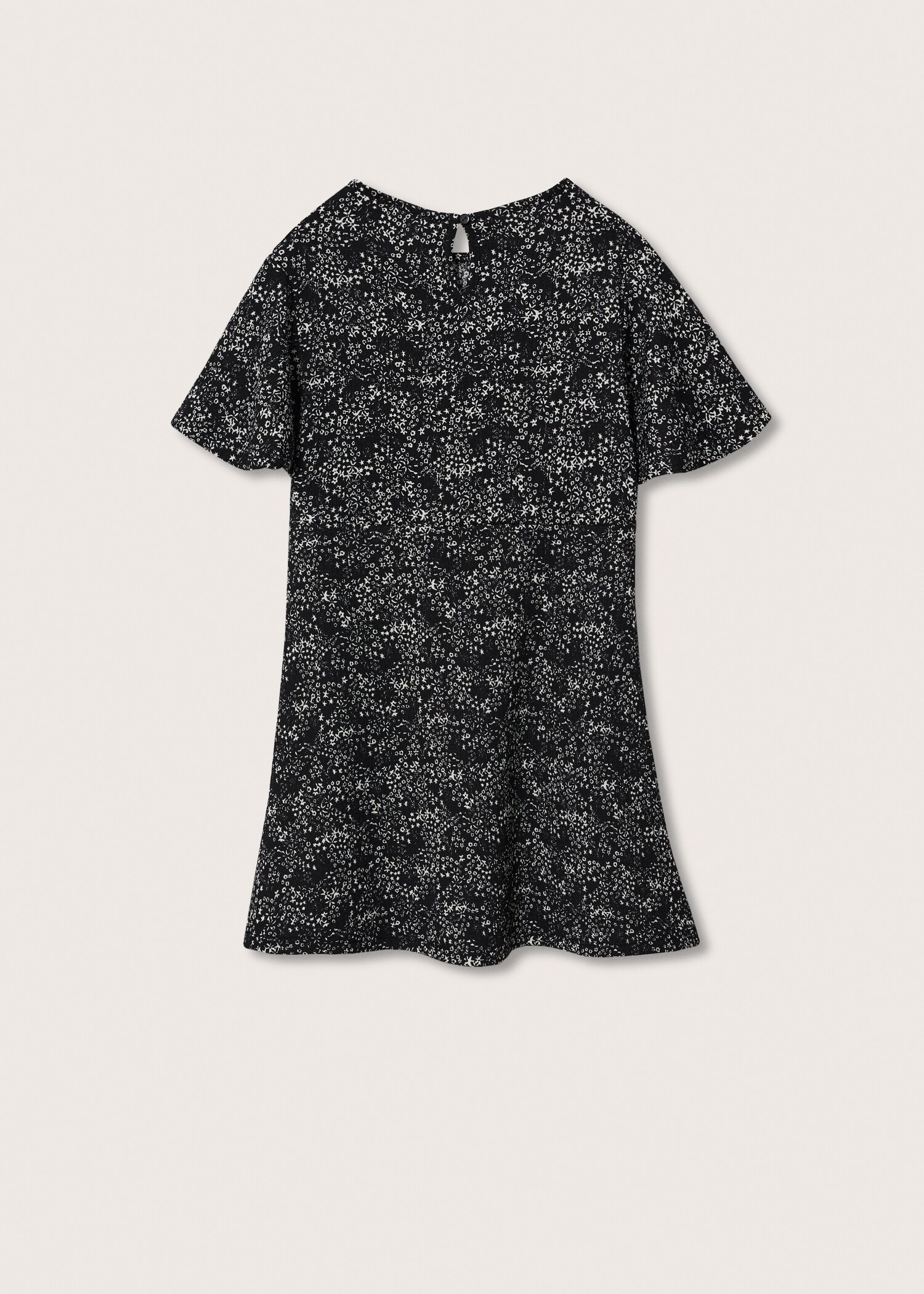 Flower print dress - Reverse of the article