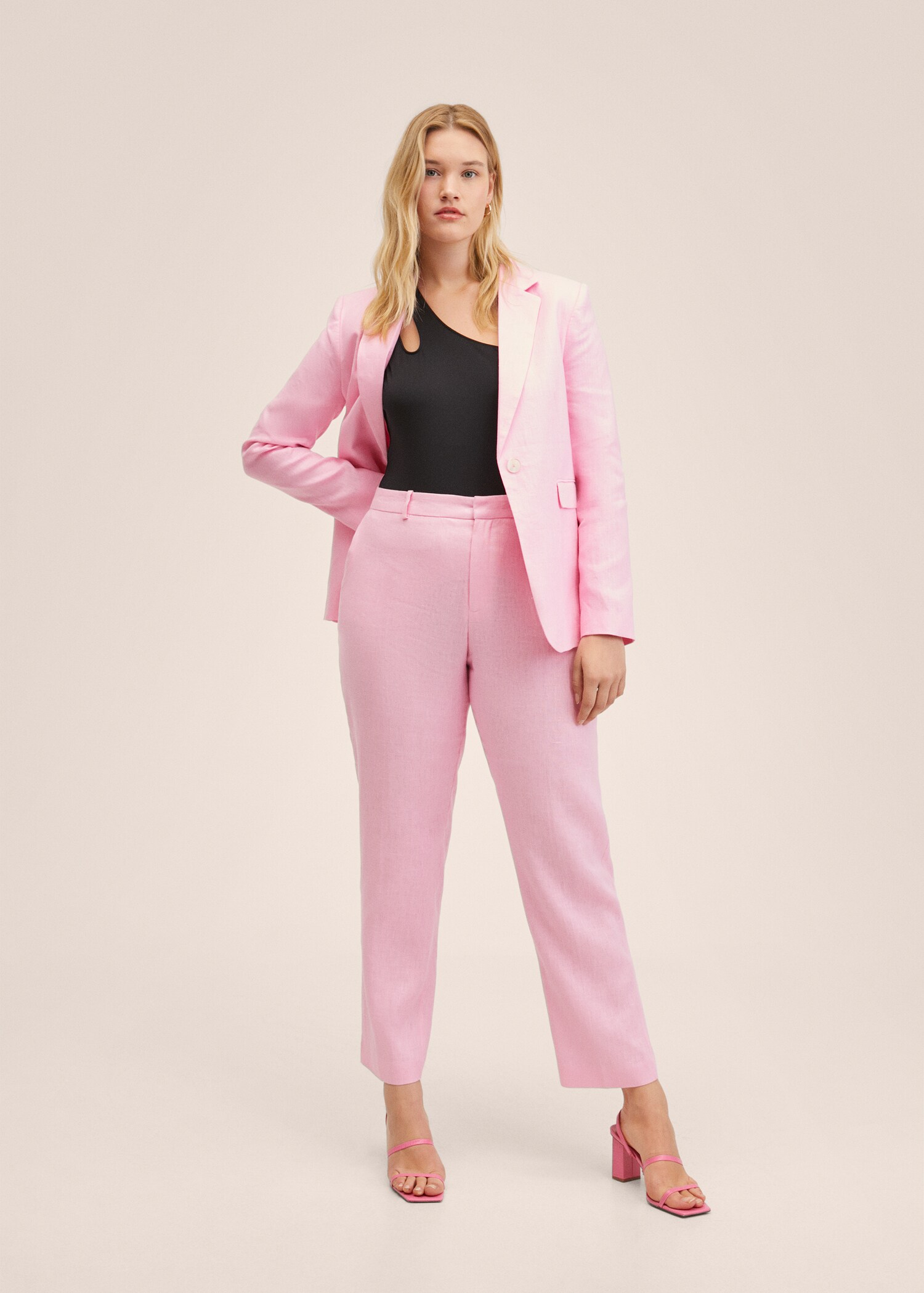 Pantalón traje 100% lino - Detalle del artículo 3