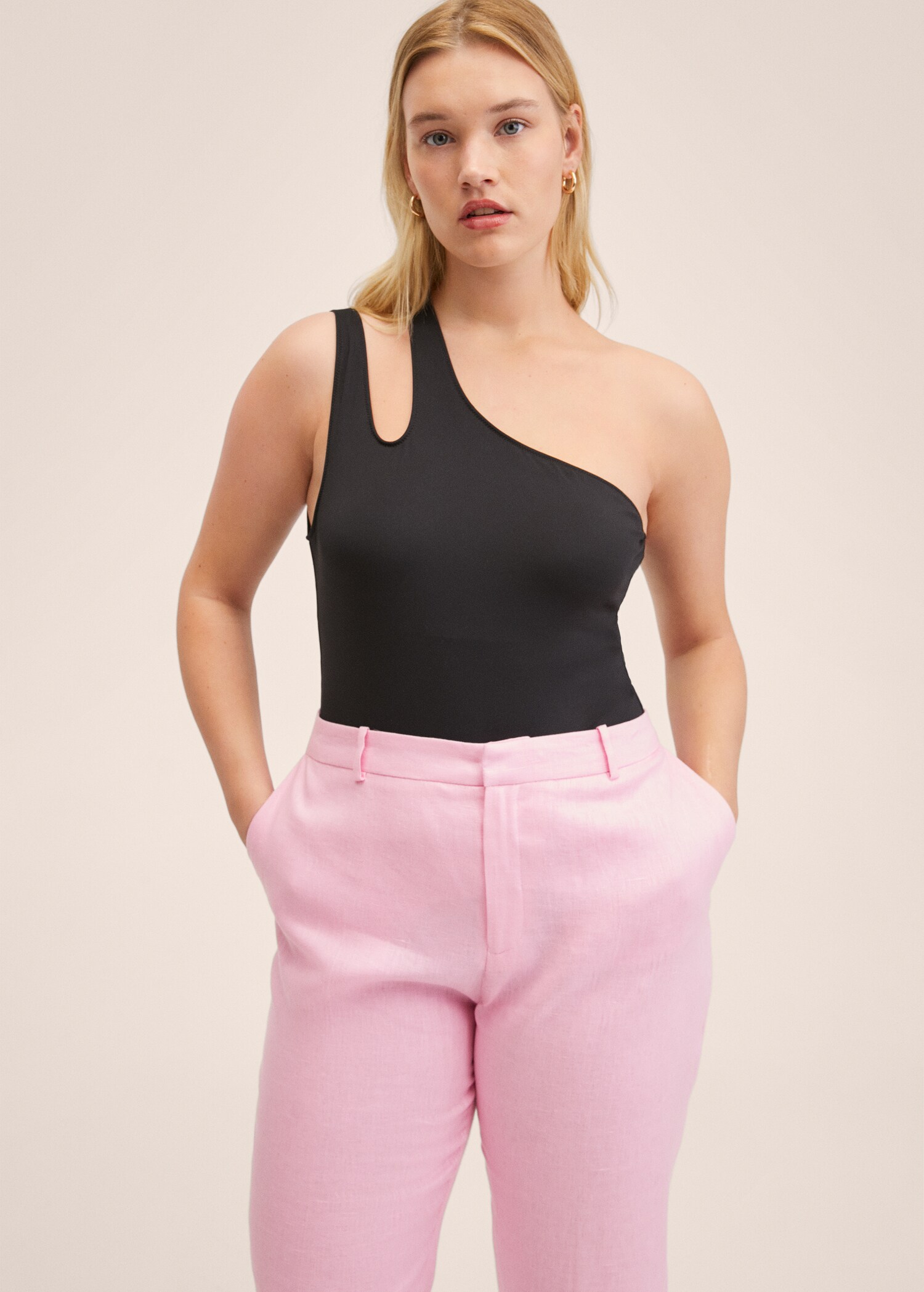 Pantalón traje 100% lino - Detalle del artículo 4