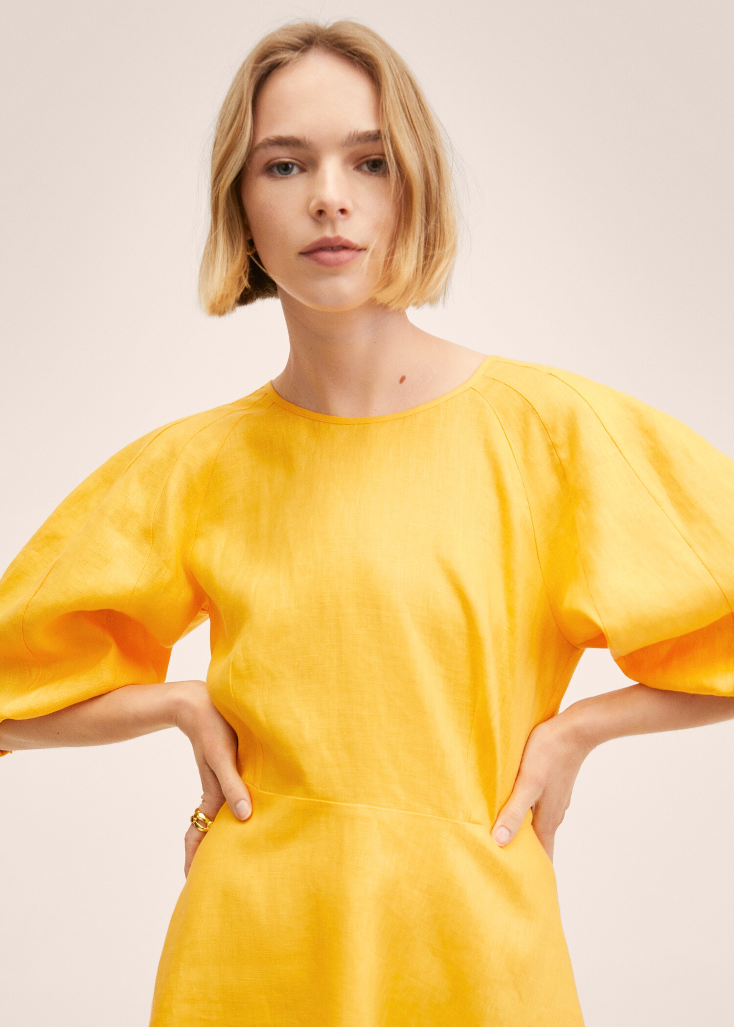 Kleid aus 100 % Leinen - Detail des Artikels 2