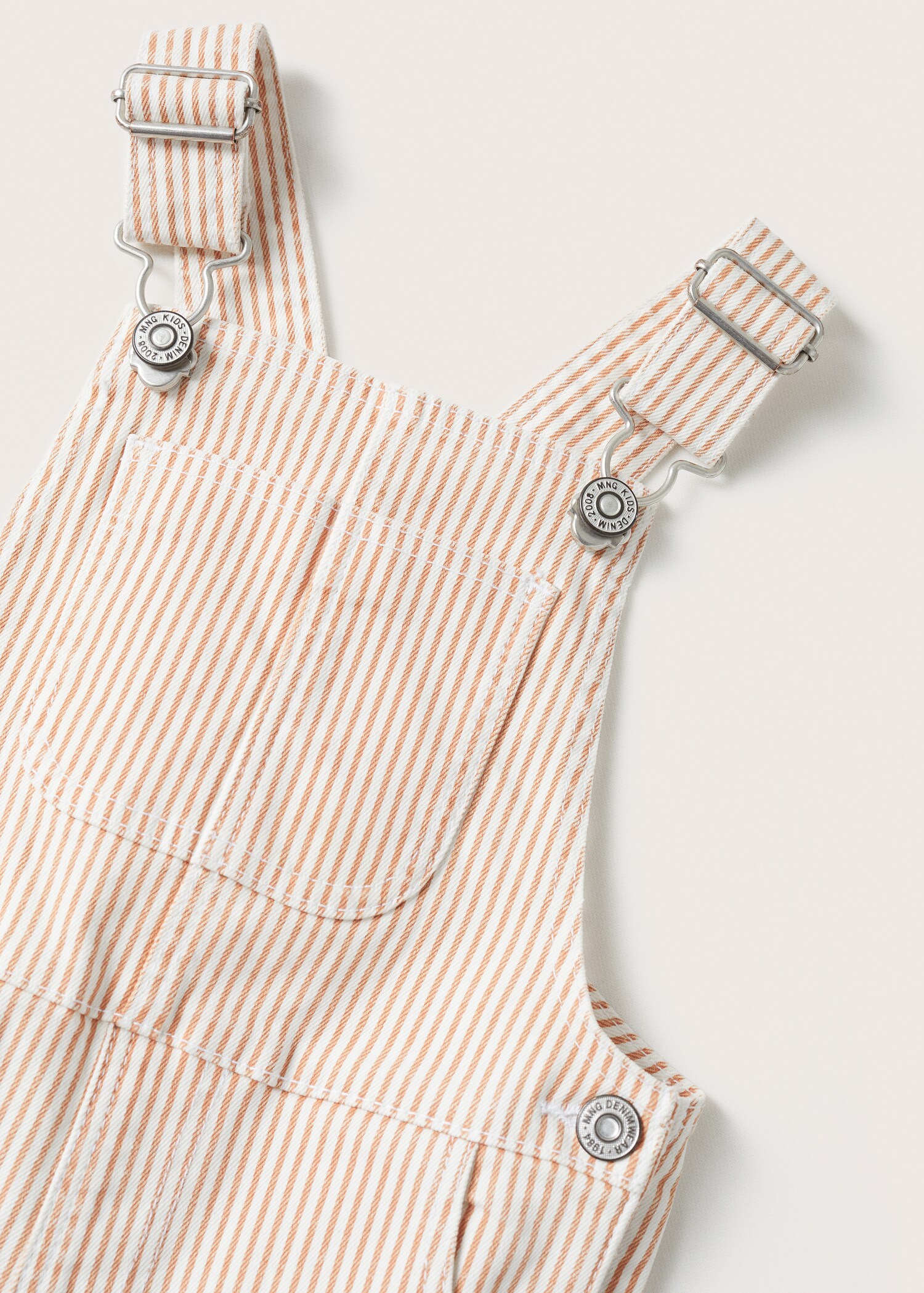 Striped denim dungarees  - Details of the article 8