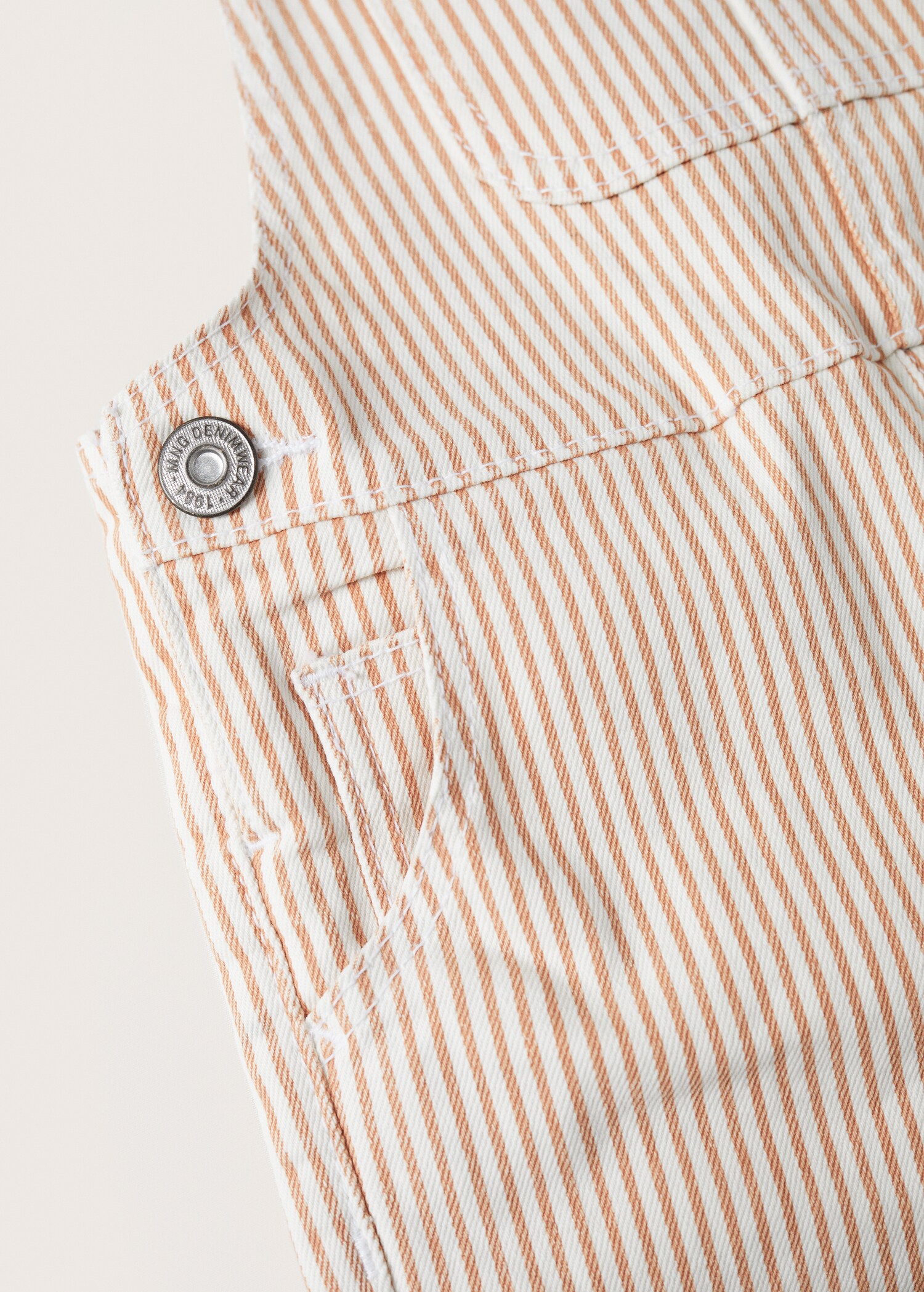 Striped denim dungarees  - Details of the article 9
