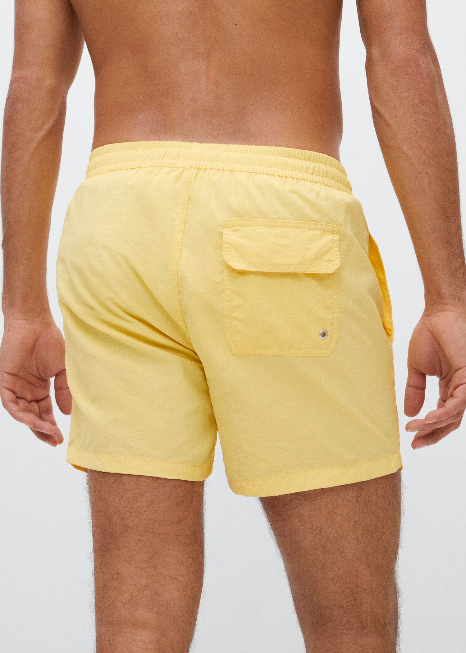 Cord plain swimming trunks - Details of the article 2