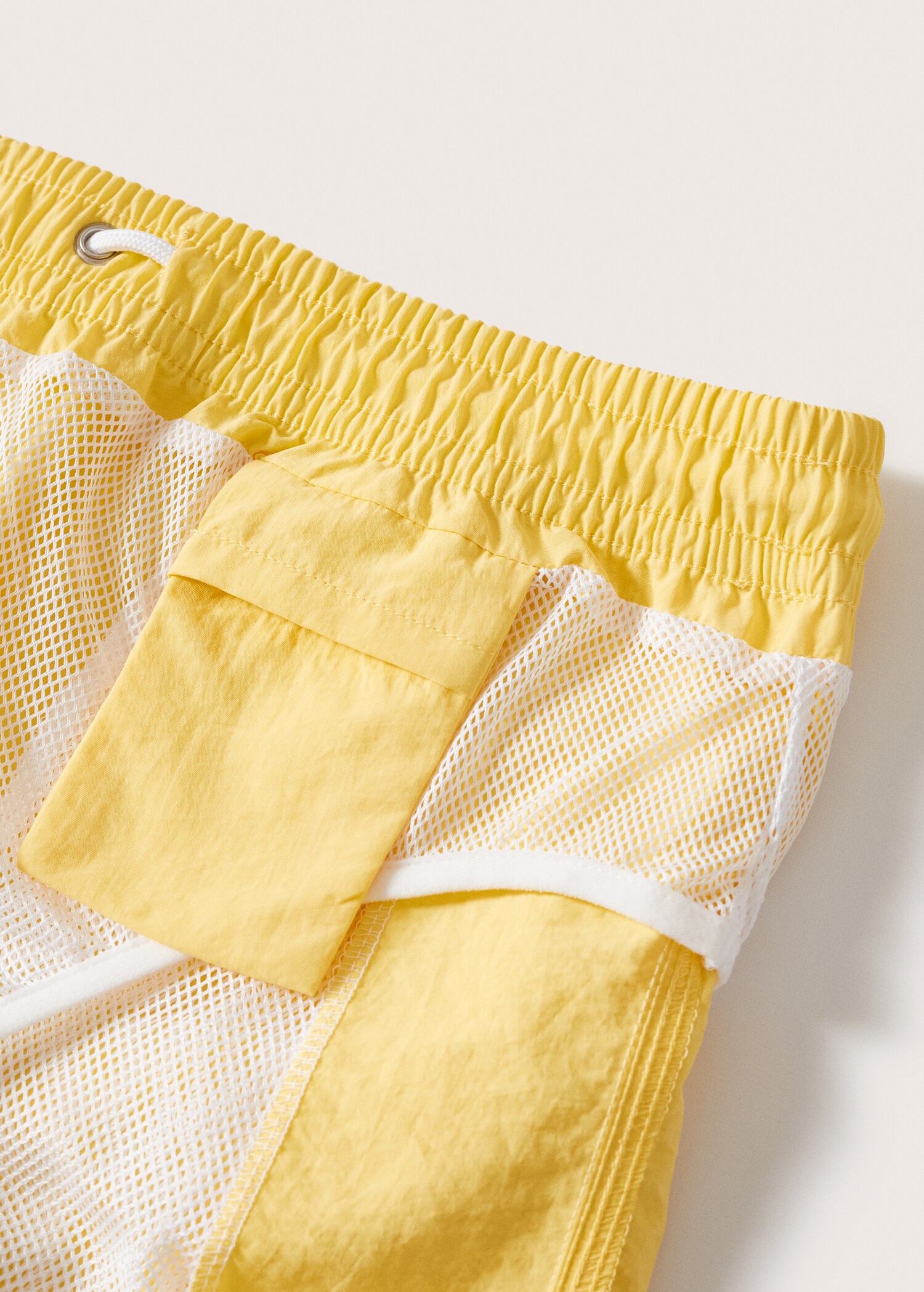 Cord plain swimming trunks - Details of the article 8