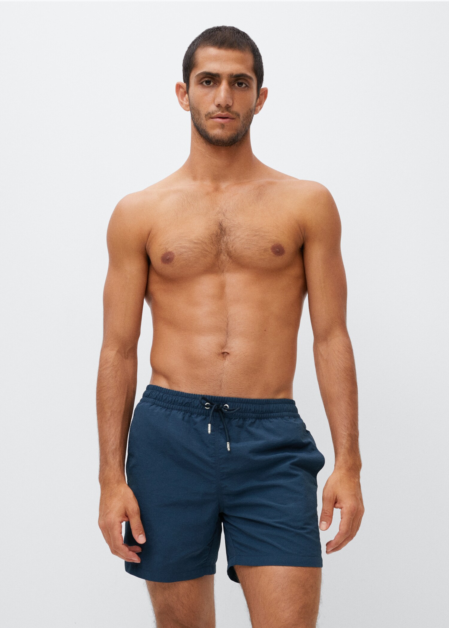Cord plain swimming trunks - Medium plane