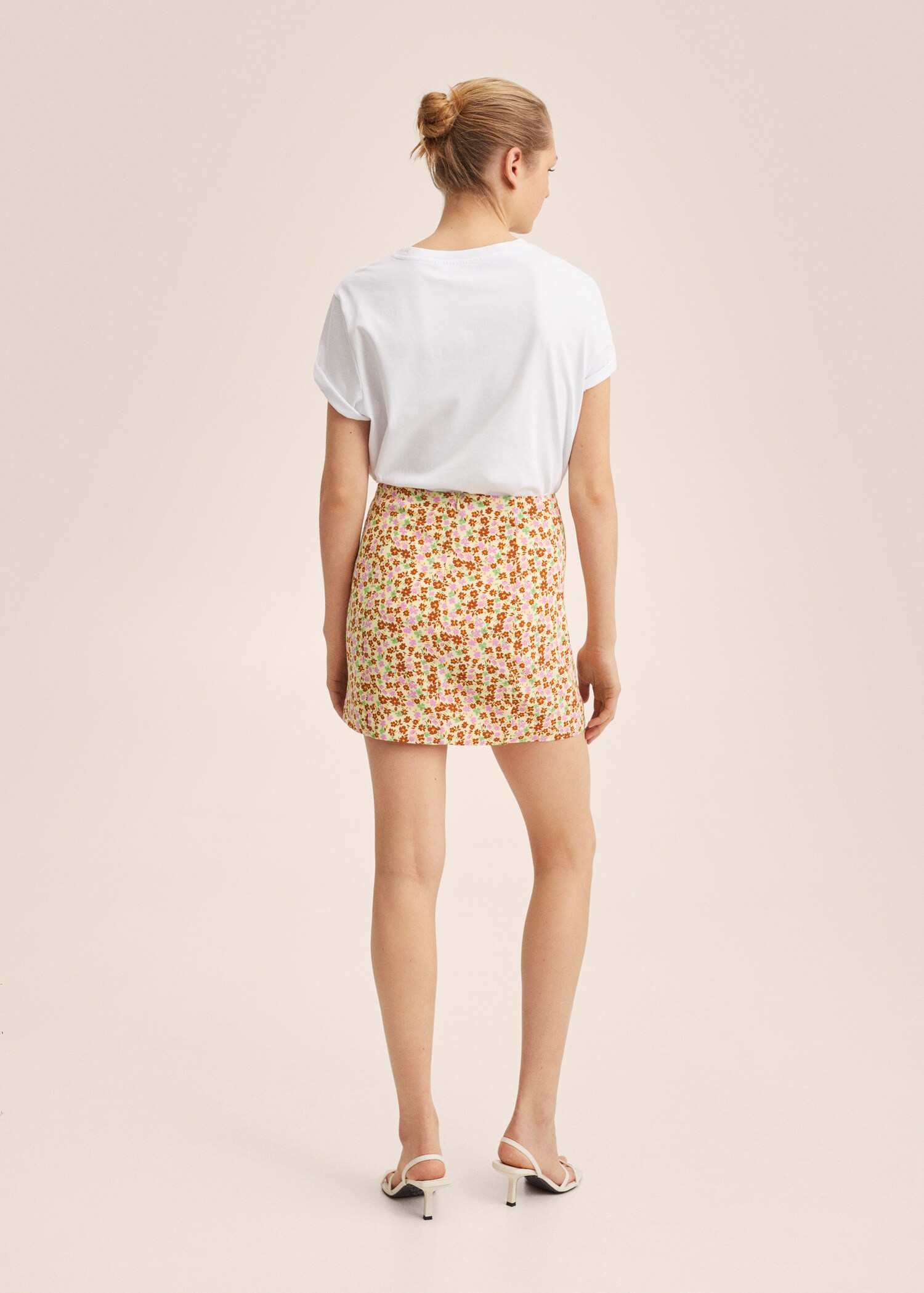 Falda fluida estampada - Reverso del artículo