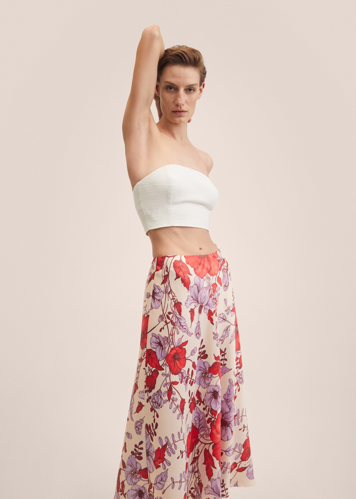 Falda fluida estampada - Detalle del artículo 1