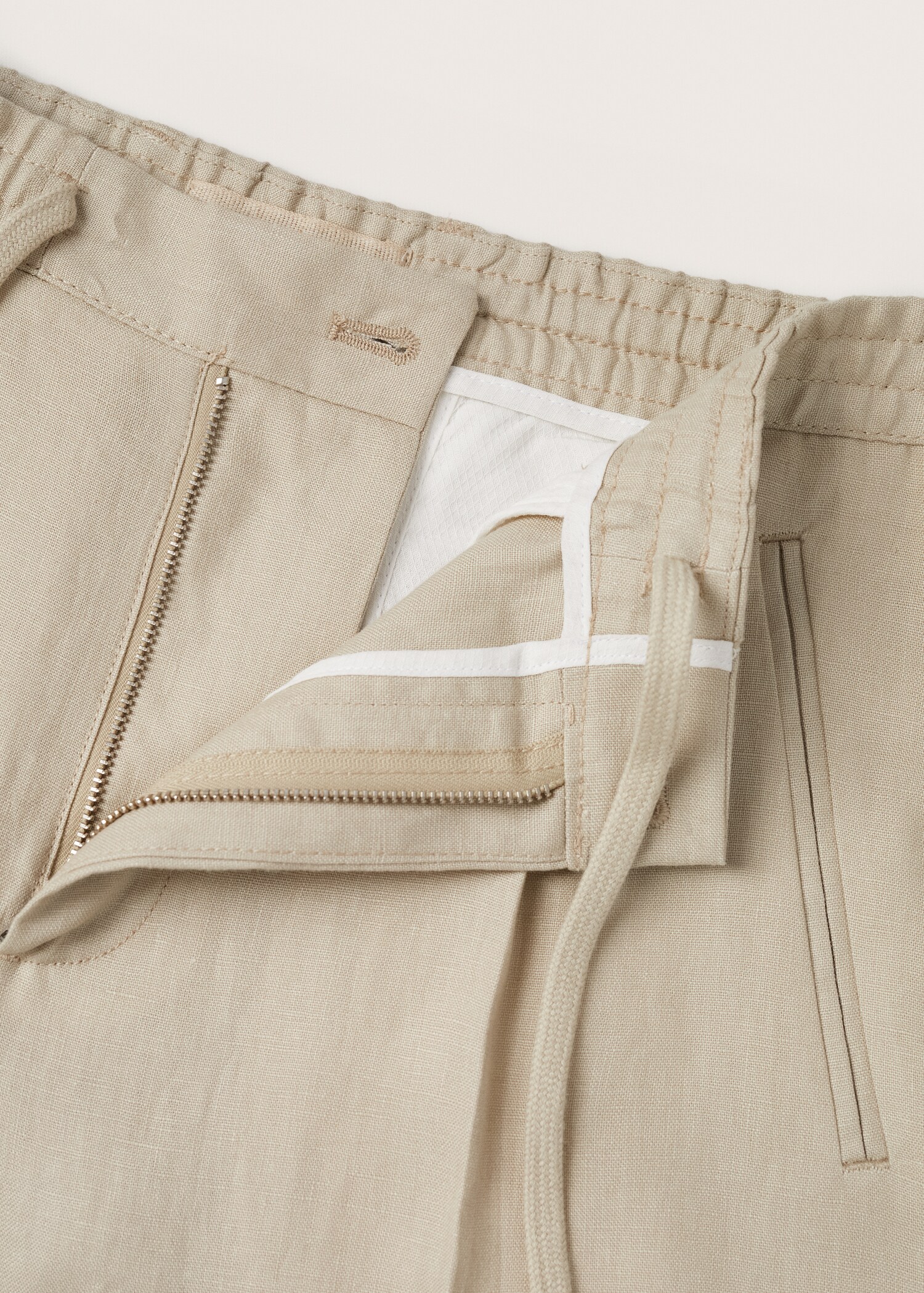 Relaxed linen trousers - Details of the article 8