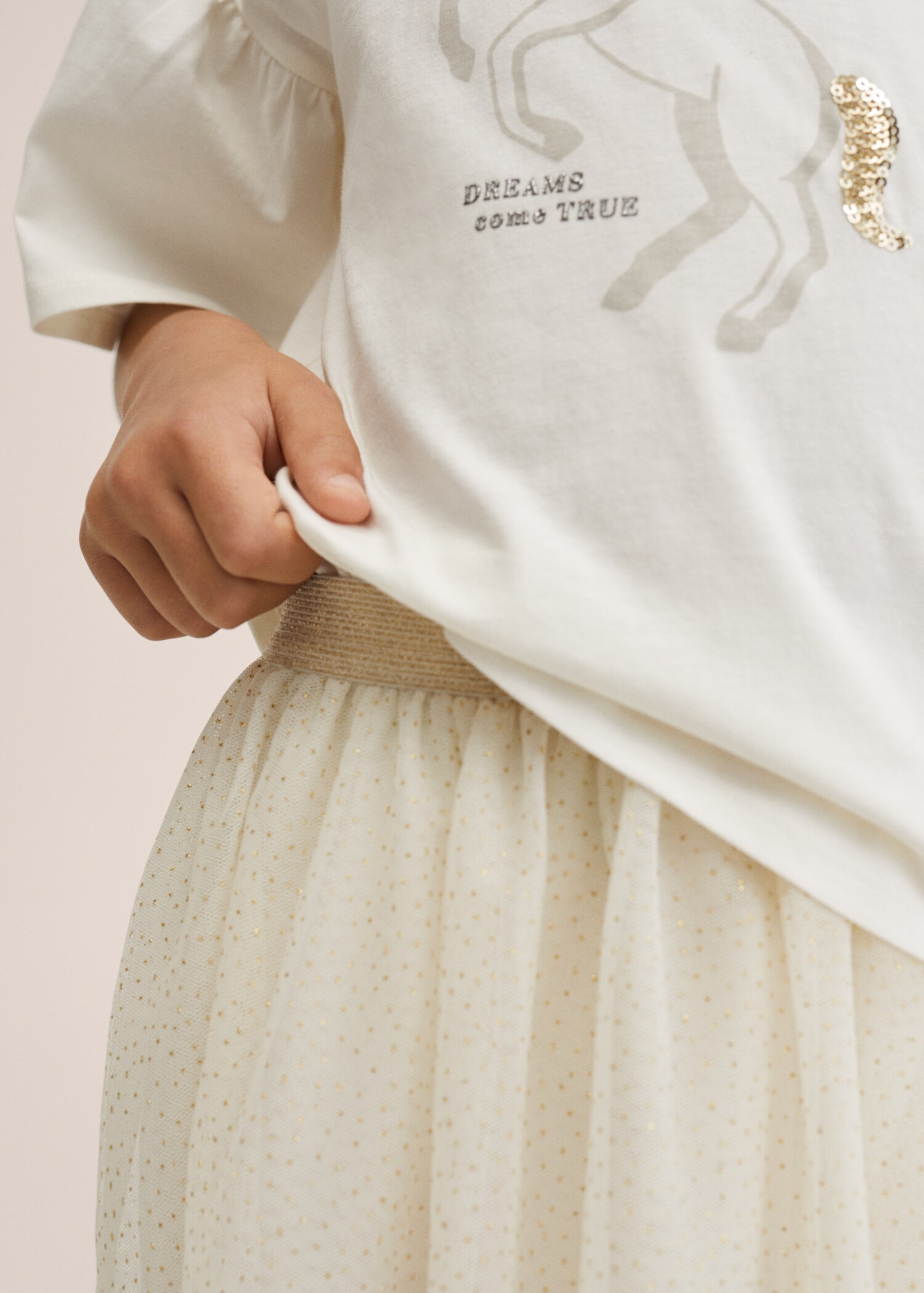 Glitter tulle skirt - Details of the article 2