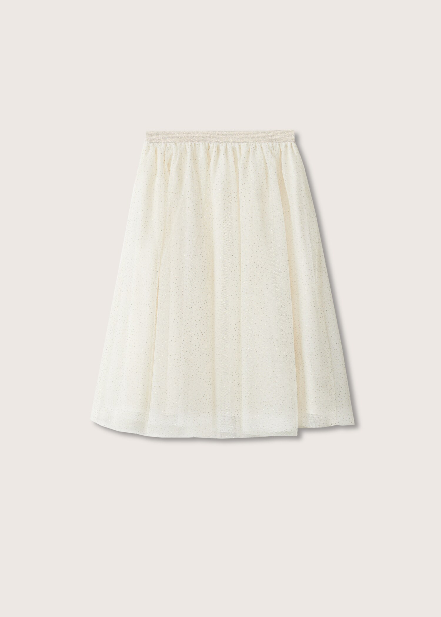 Glitter tulle skirt - Reverse of the article