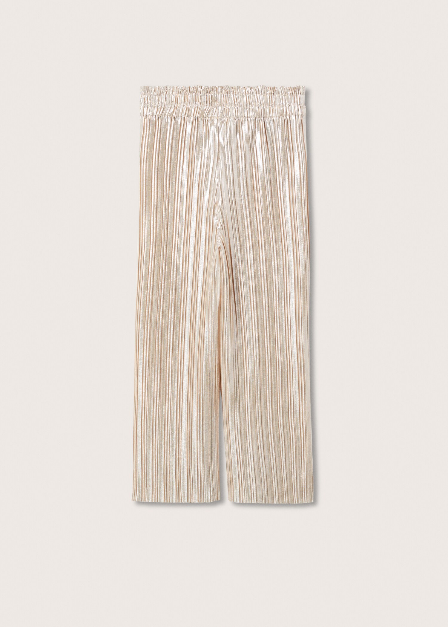 Metallic pleated trousers - Article without model