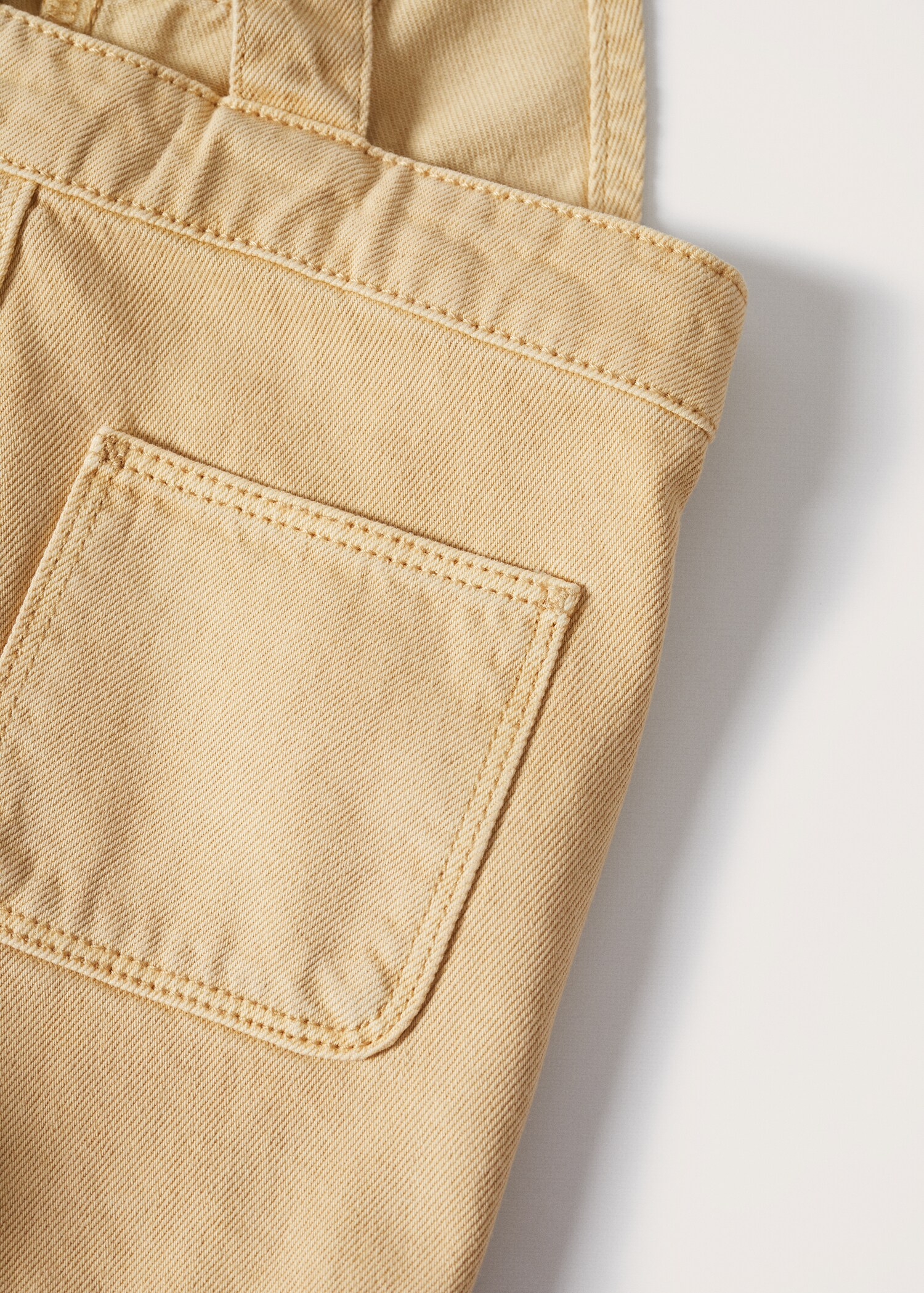 Denim buttoned dungarees - Details of the article 8