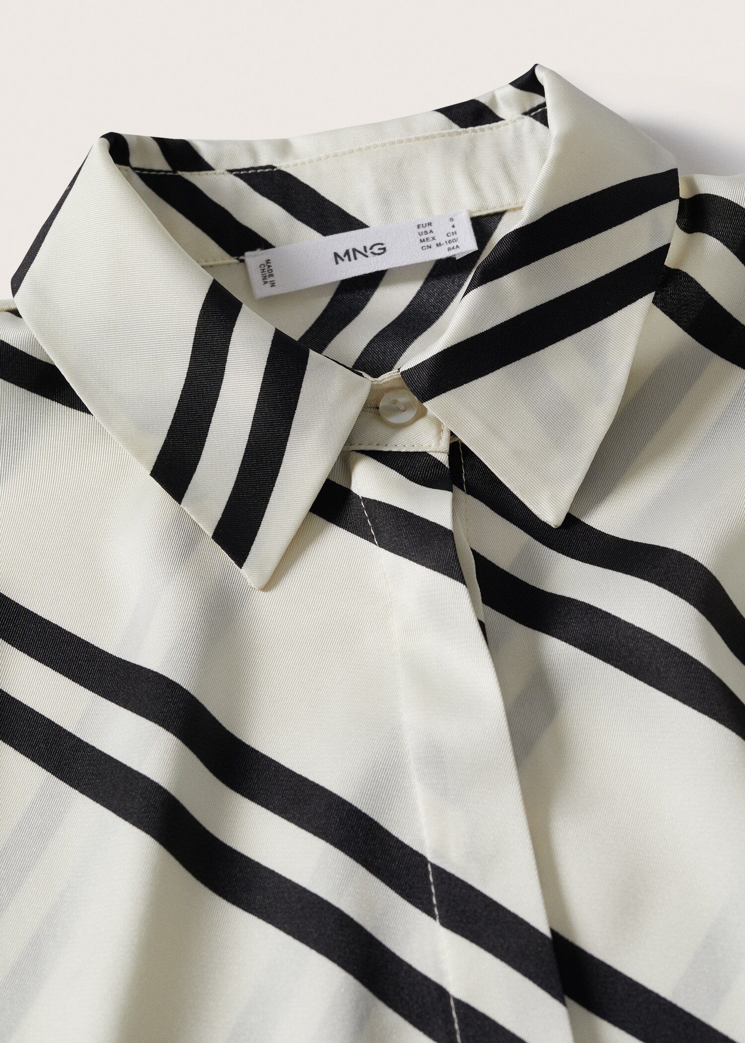 Blusa satinada rayas - Detalle del artículo 8