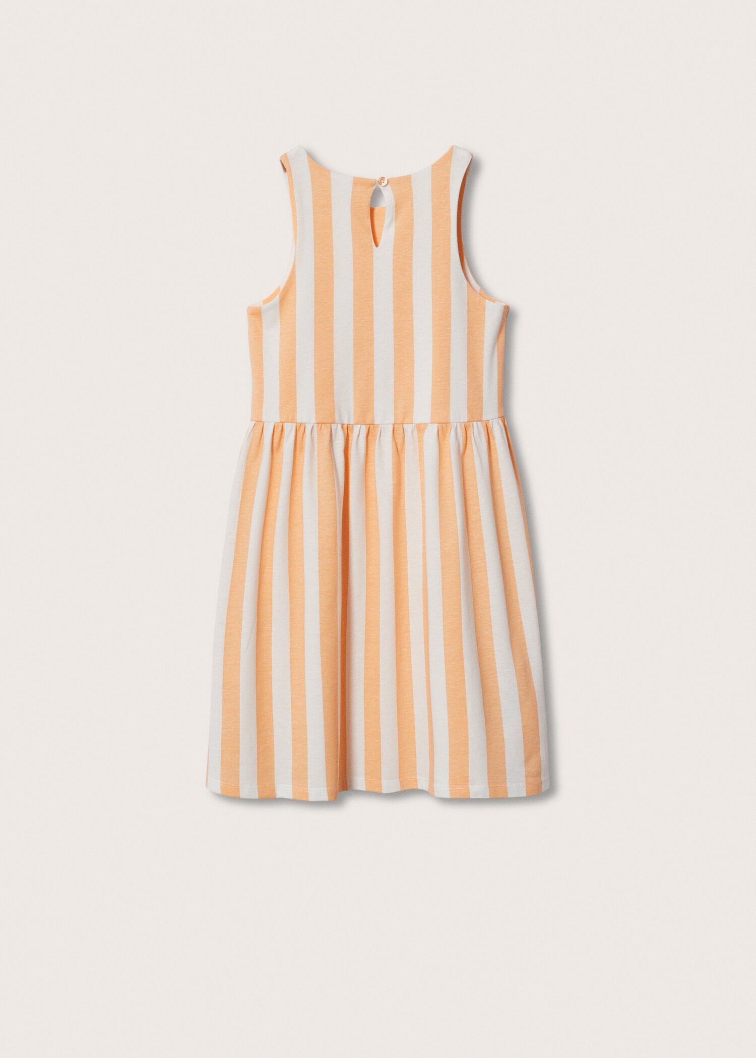 Striped cotton-blend dress - Reverse of the article