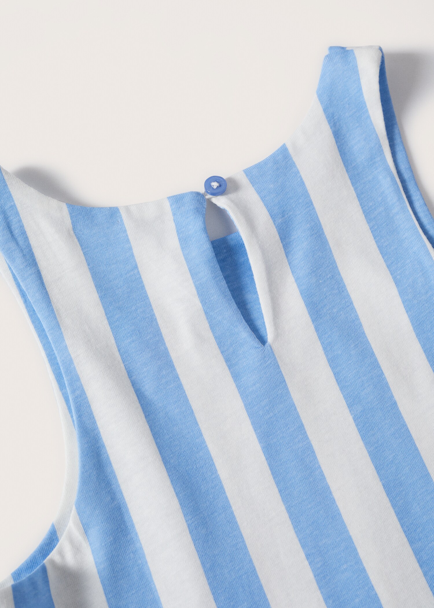 Striped cotton-blend dress - Details of the article 8