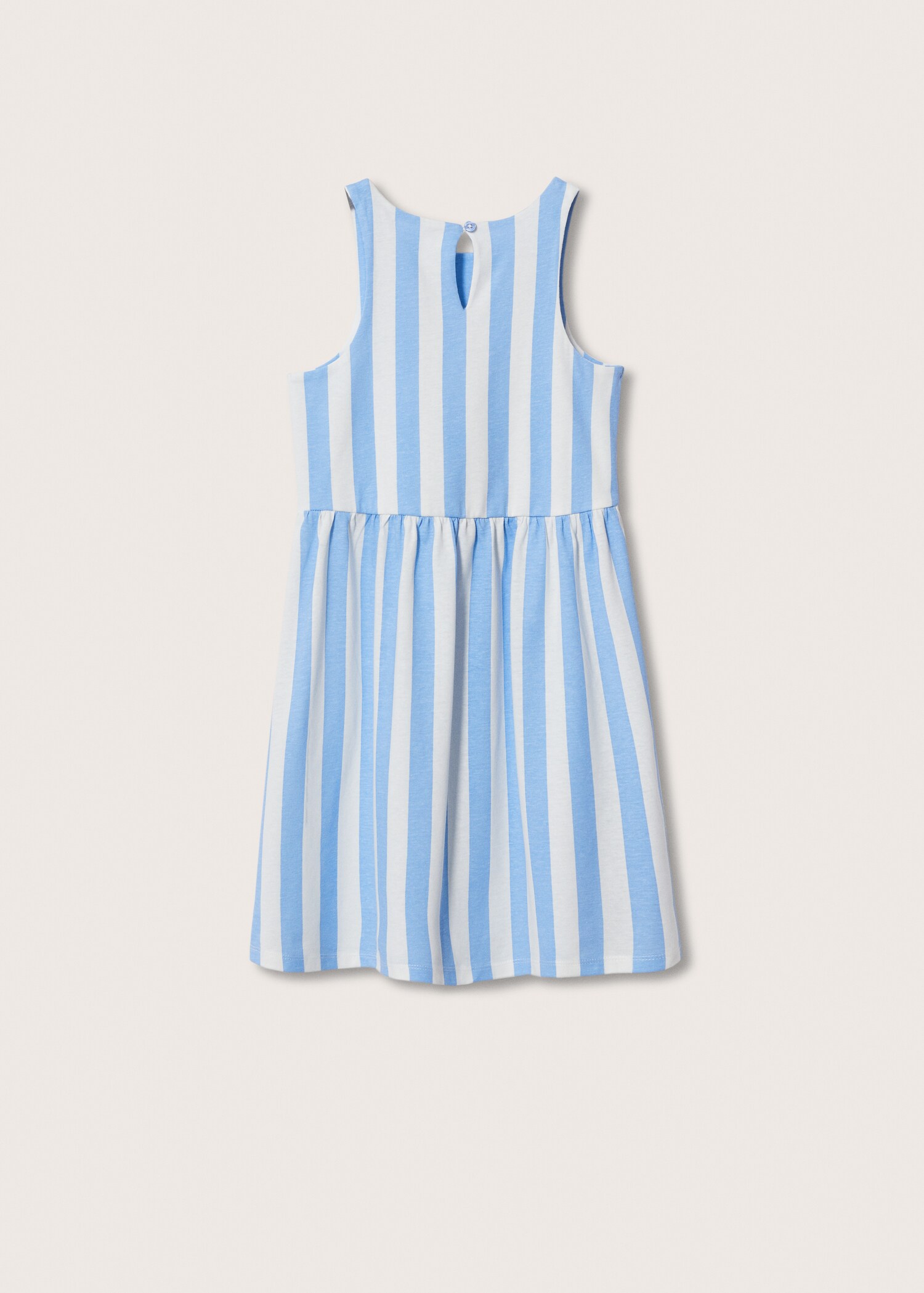 Striped cotton-blend dress - Reverse of the article