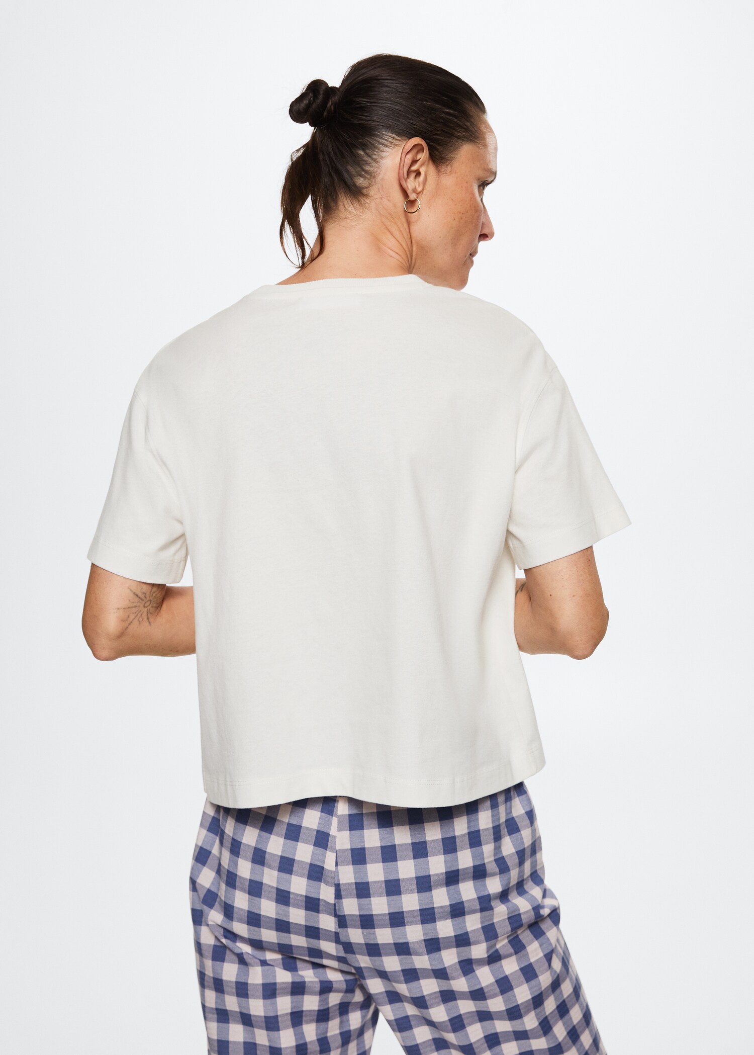 Camiseta pijama cómodo - Reverso del artículo