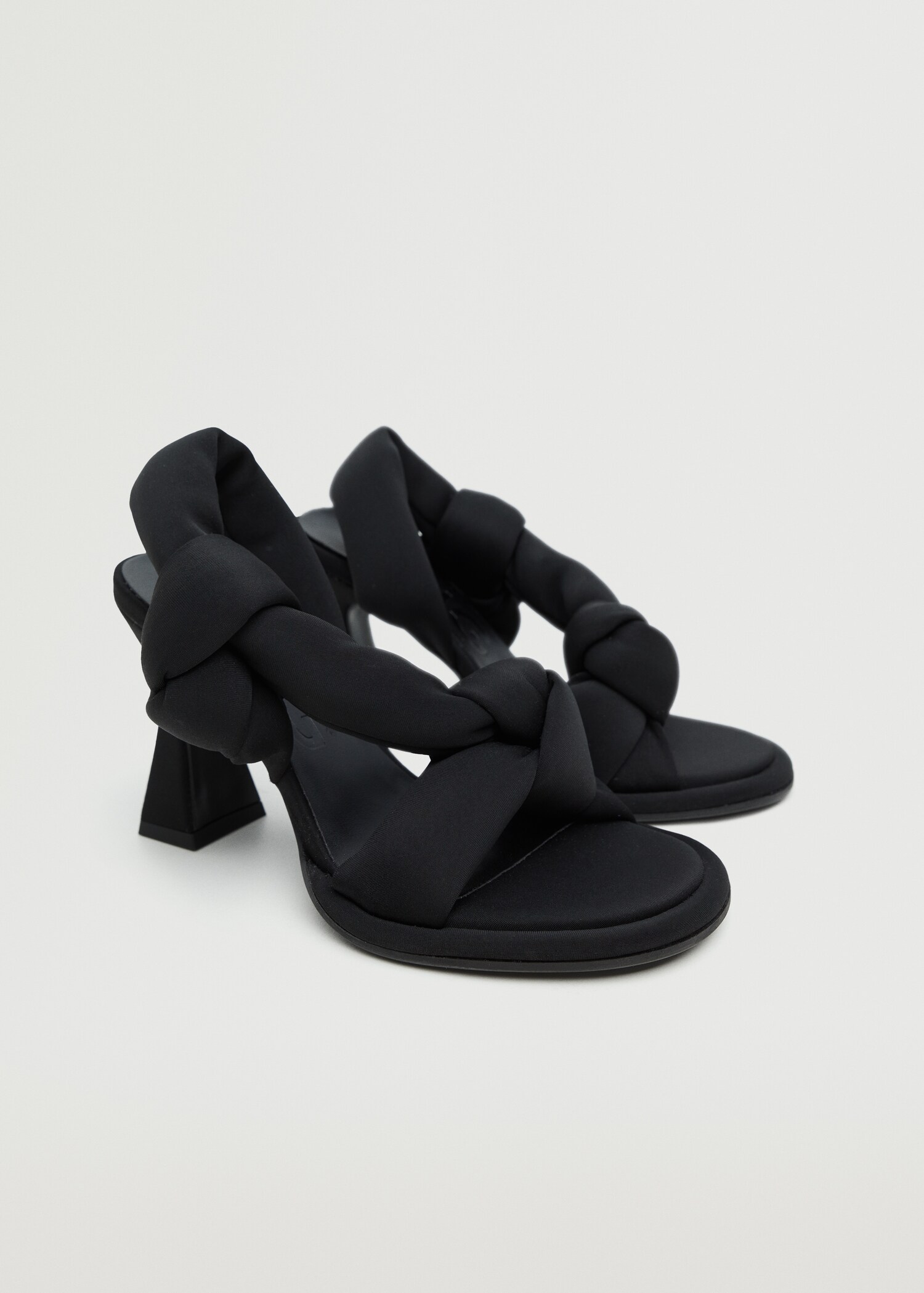 Quilted strap sandals - Medium plane