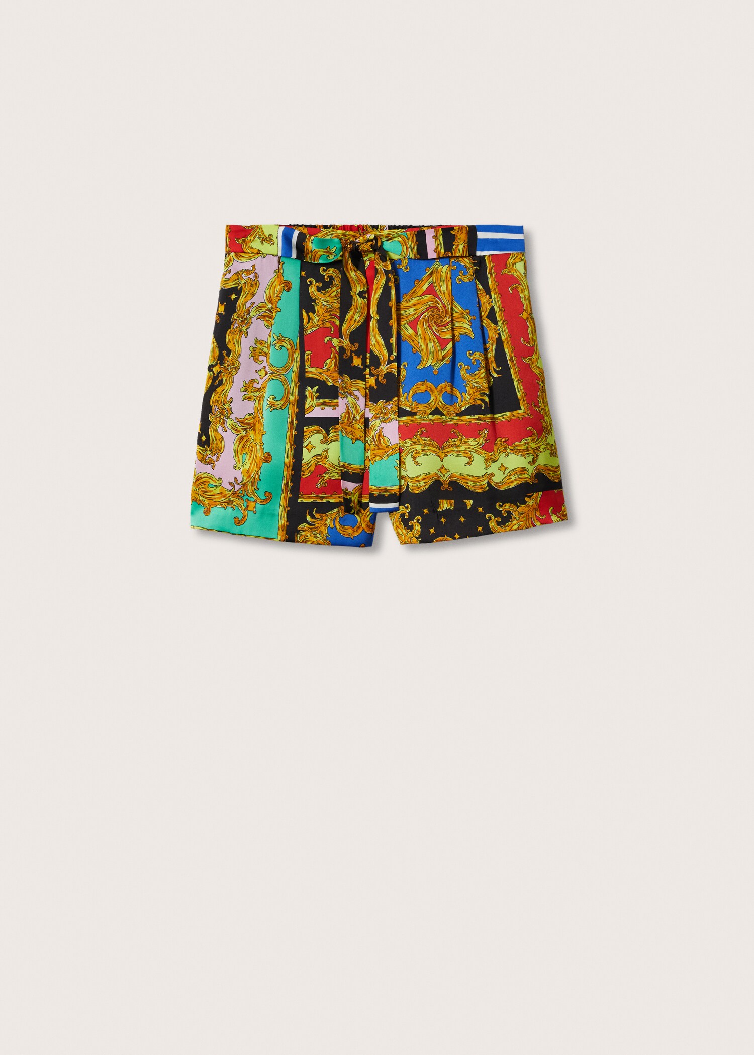 Printed flowy shorts - Article without model