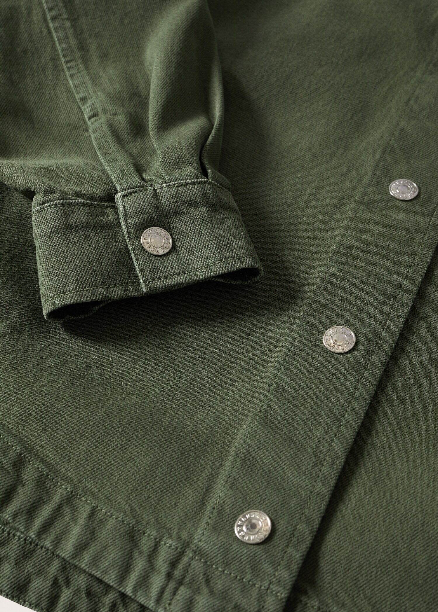 Džínová svrchní košile oversize - Detail zboží 8