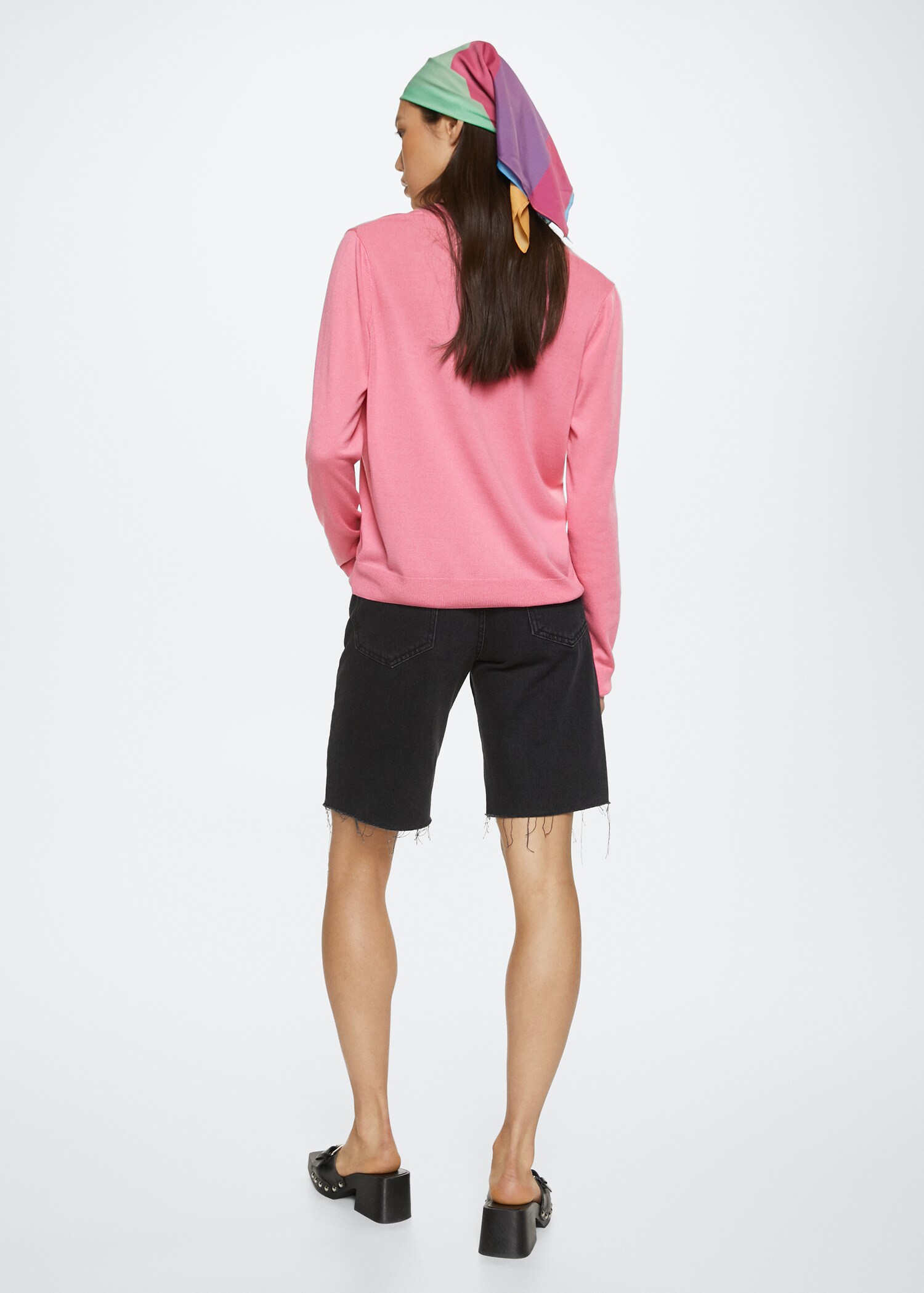 Pull-over en maille fine - Verso de l’article