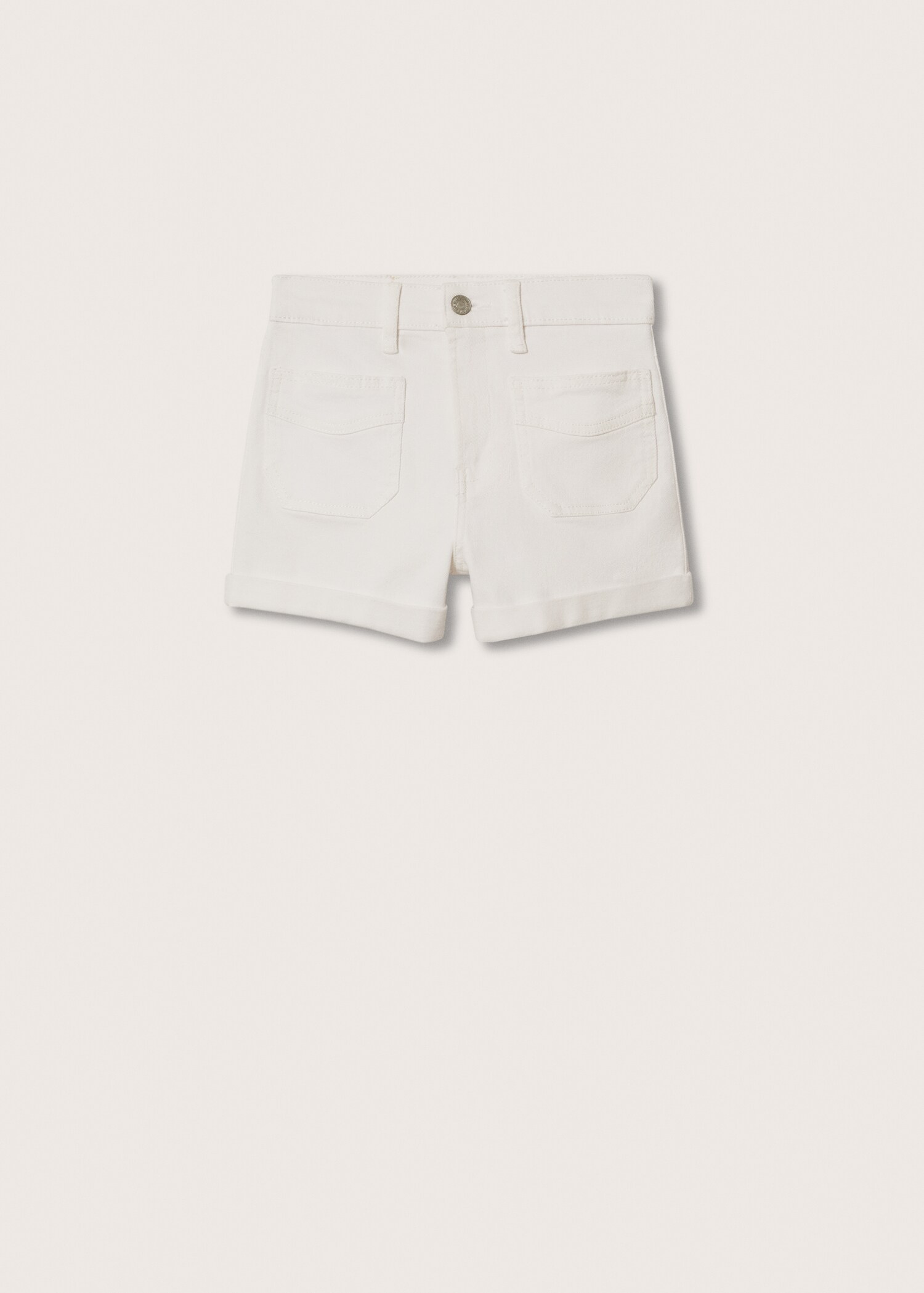 Denim shorts with pockets - Article without model