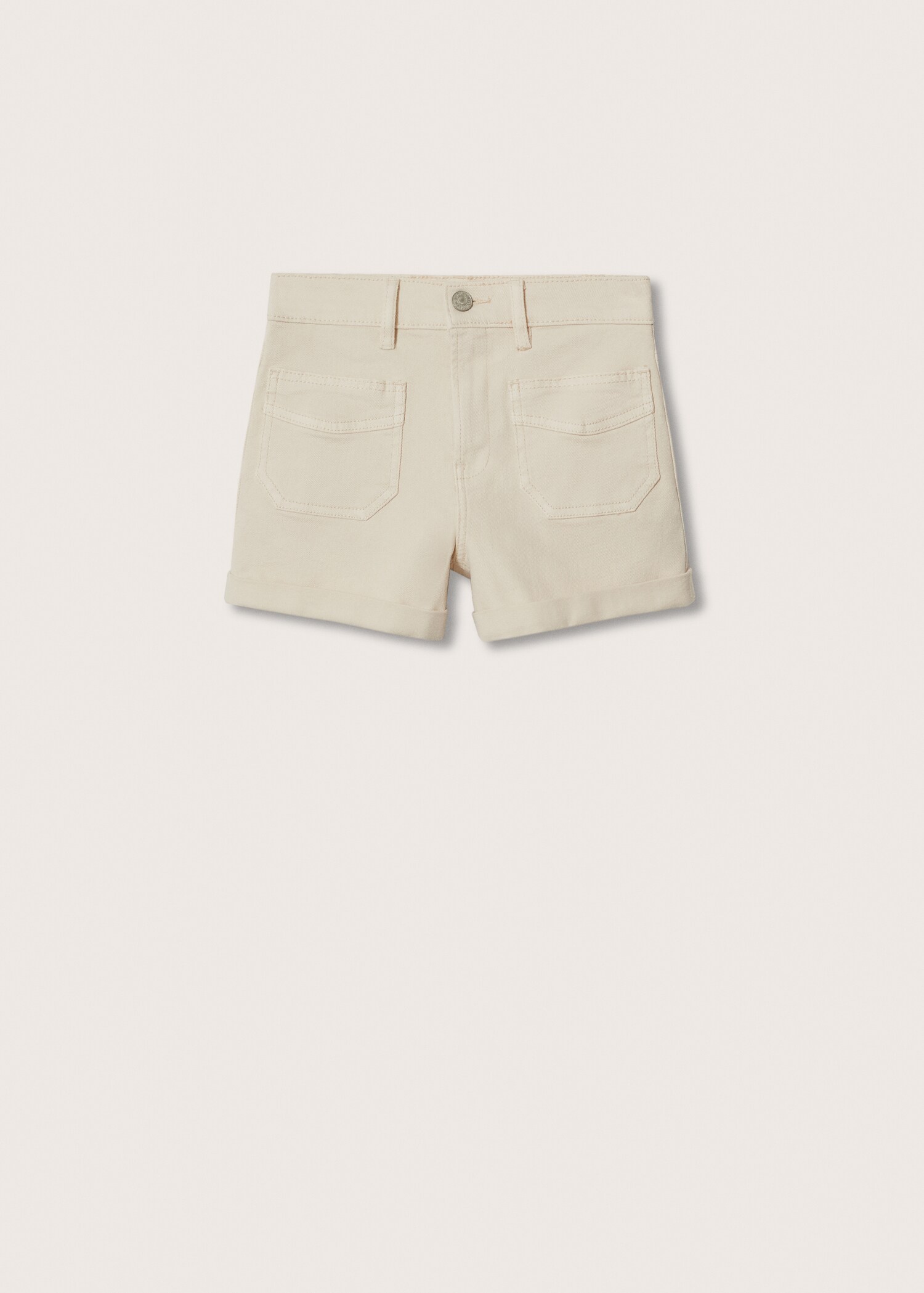 Denim shorts with pockets - Article without model
