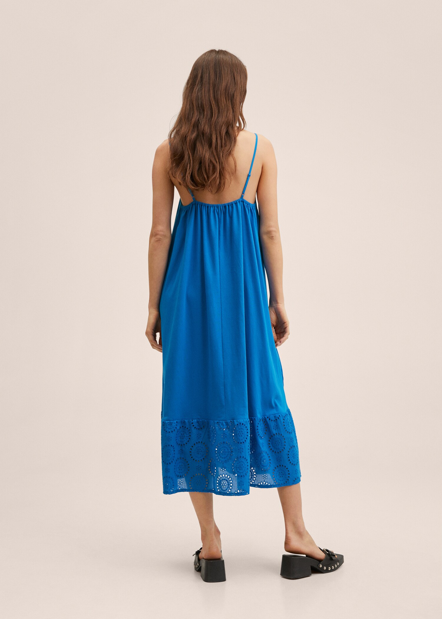 Broderie anglaise cotton dress - Reverse of the article