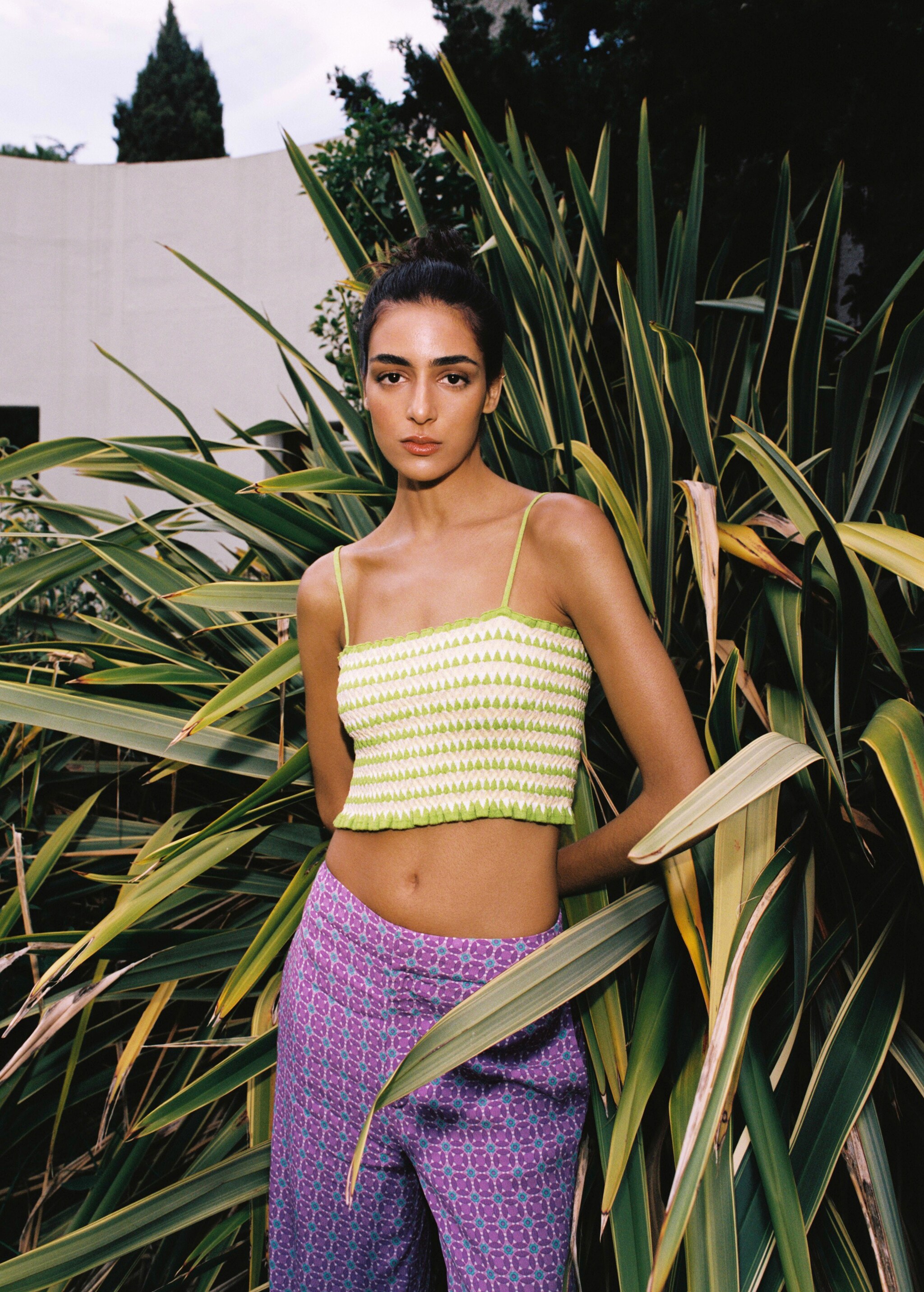 Striped crop top - Details of the article 6