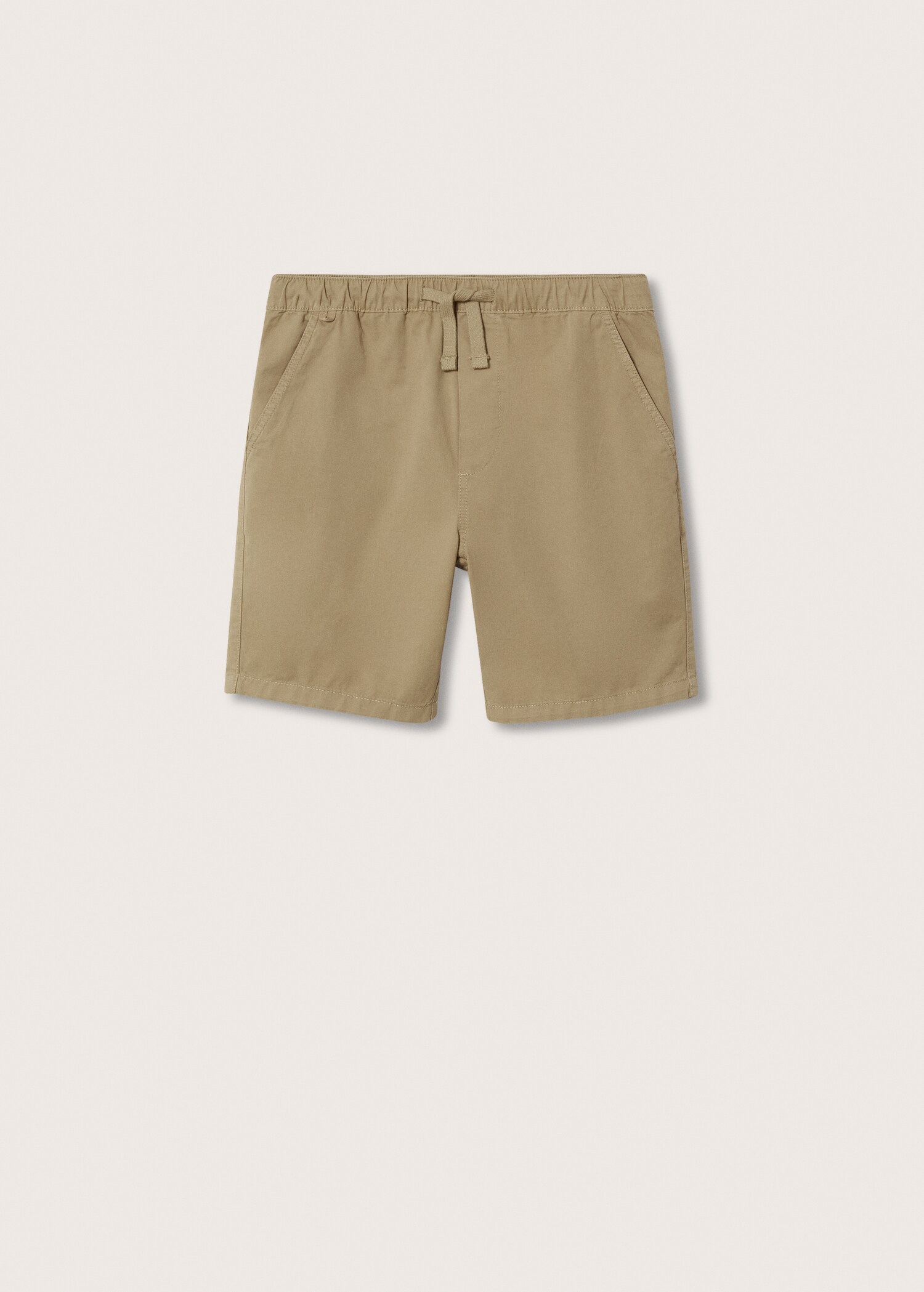 Cotton shorts with elastic waist - Article without model