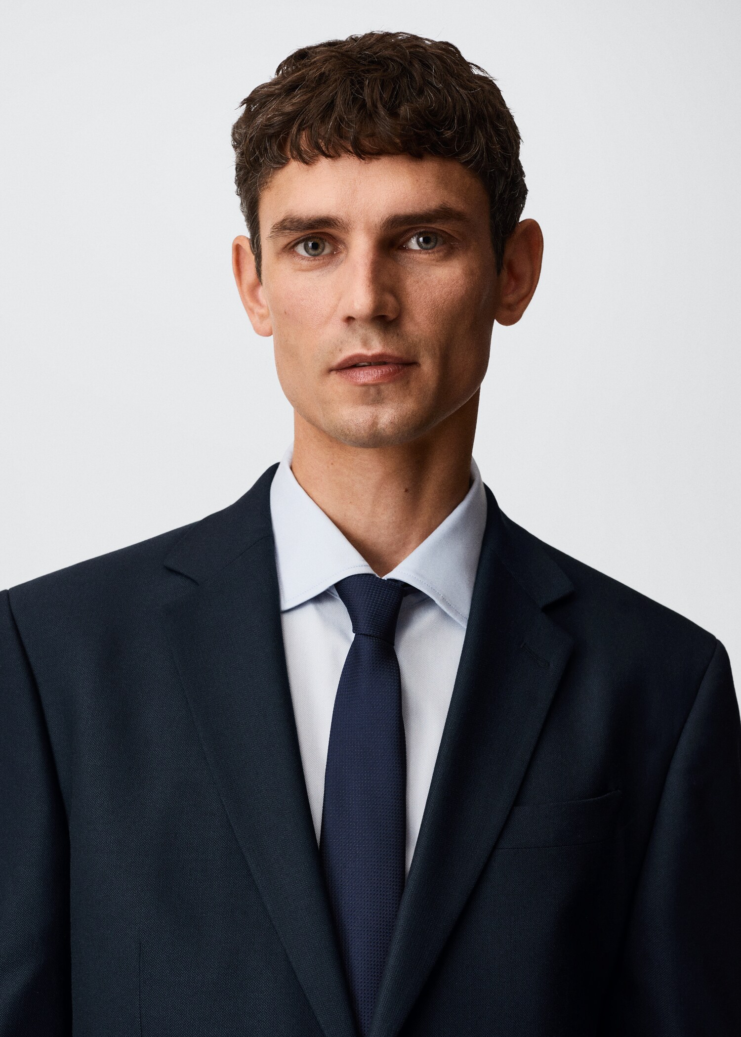 Slim-fit suit jacket - Details of the article 1