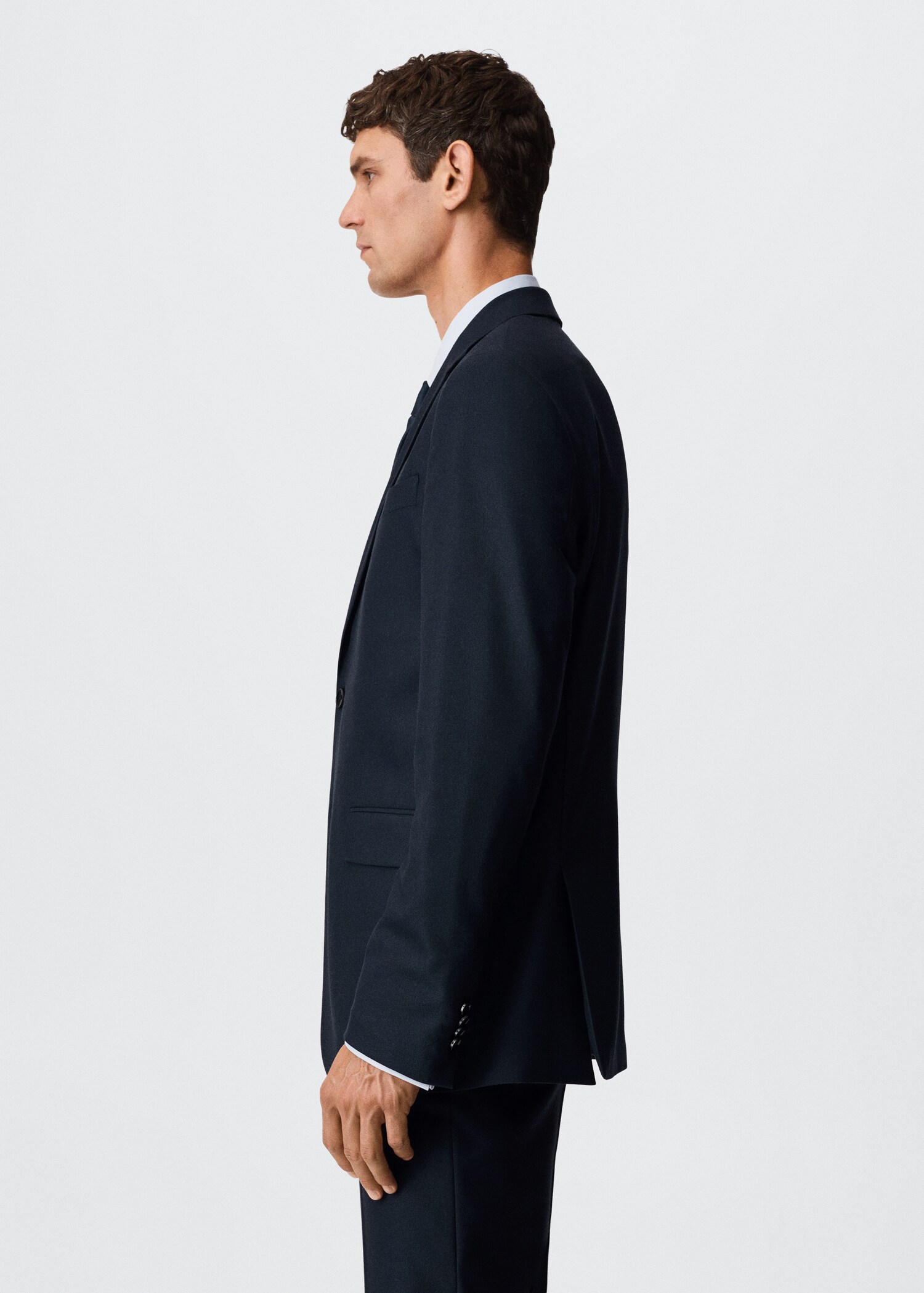 Slim-fit suit jacket - Details of the article 2