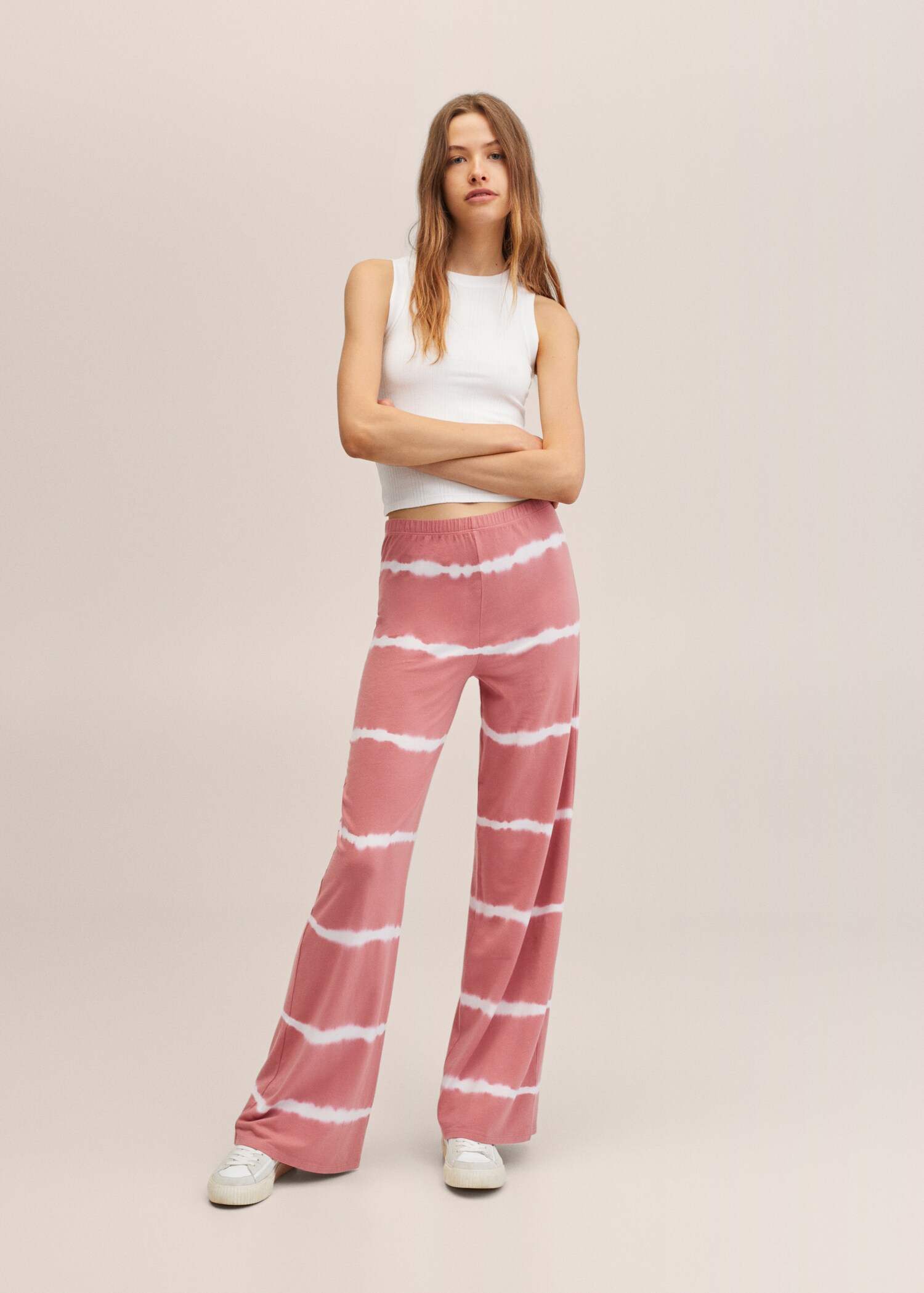 Hose mit Tie-Dye-Muster - Mittlere Ansicht