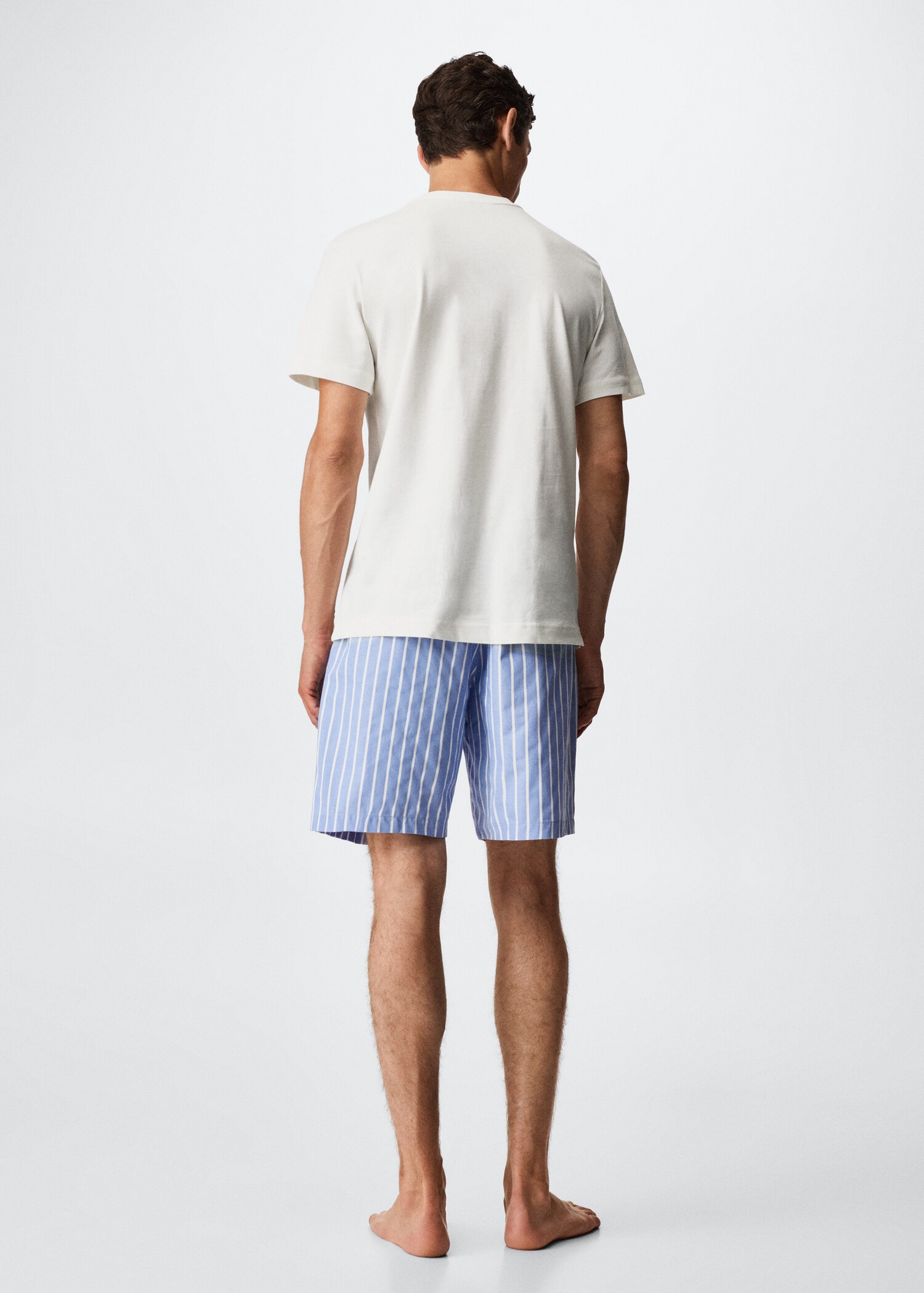 Short cotton pyjamas - Reverse of the article