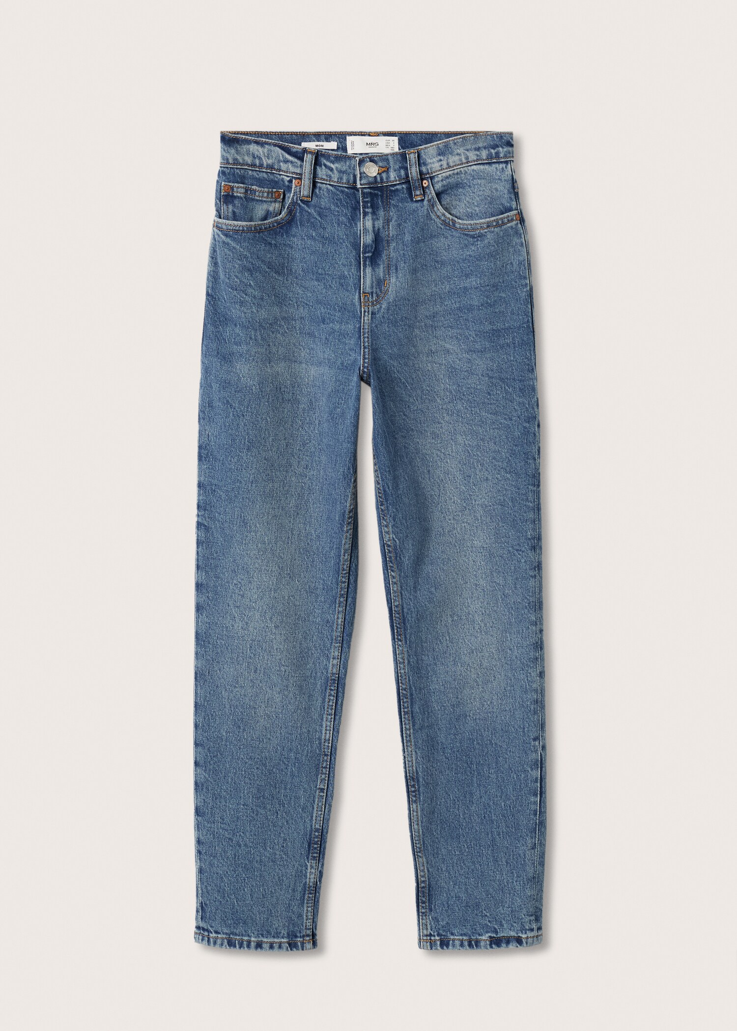 Comfort Mom-Jeans mit hoher Bundhöhe - Artikel ohne Model