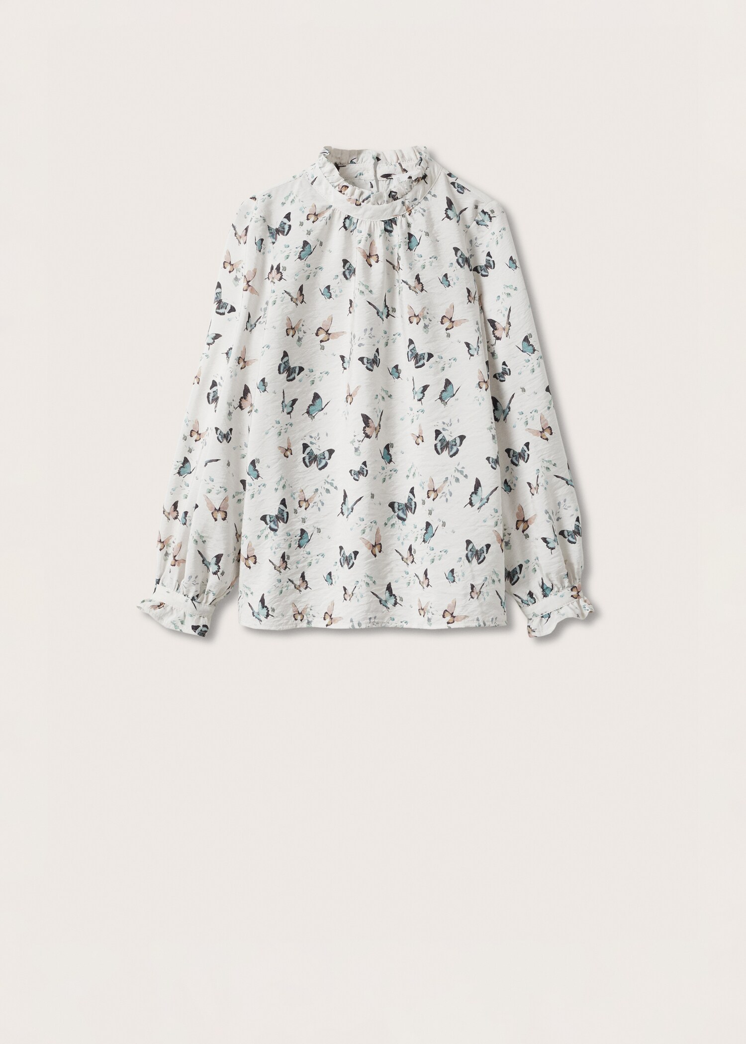 Butterfly-print blouse - Article without model
