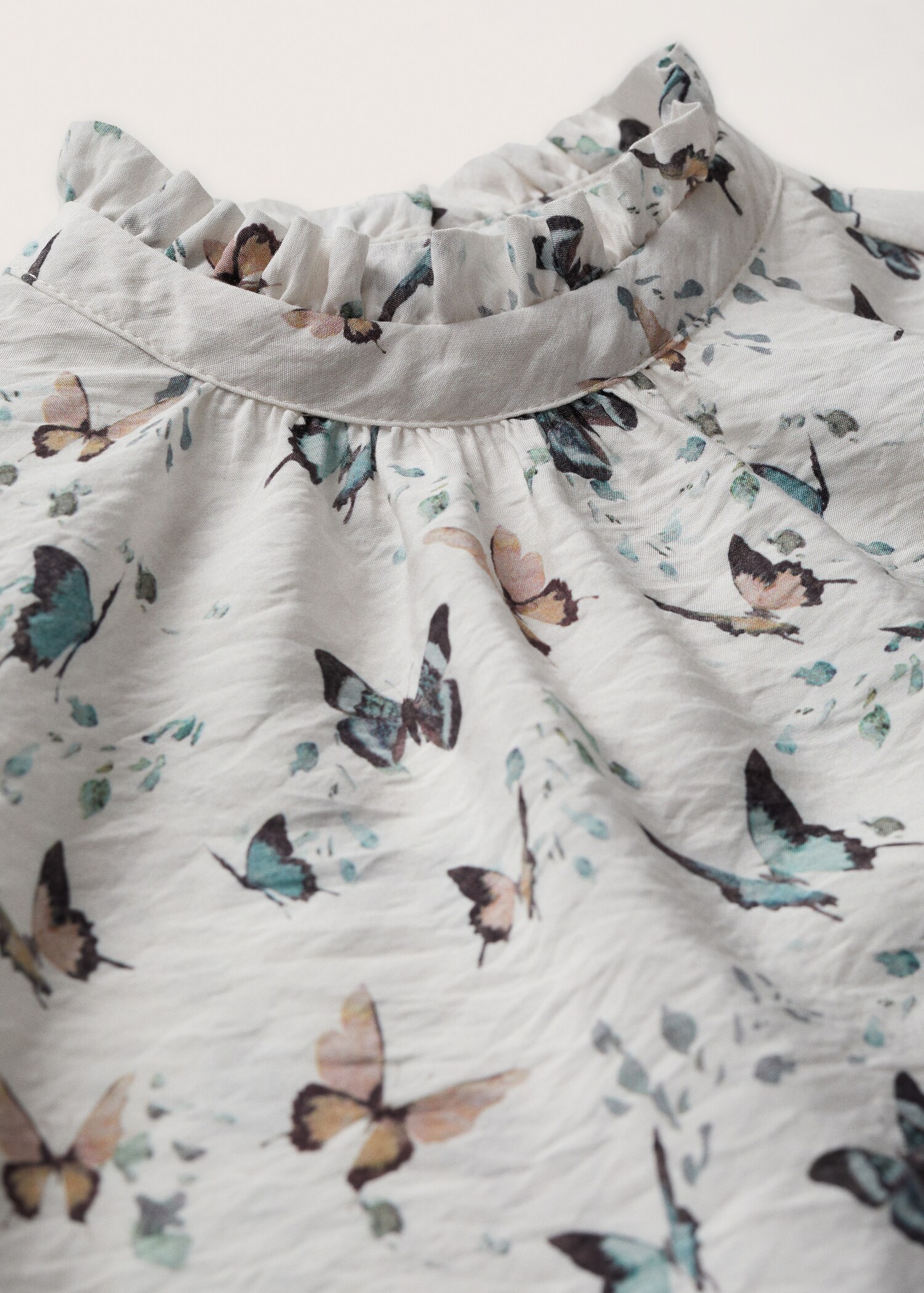 Butterfly-print blouse - Details of the article 8